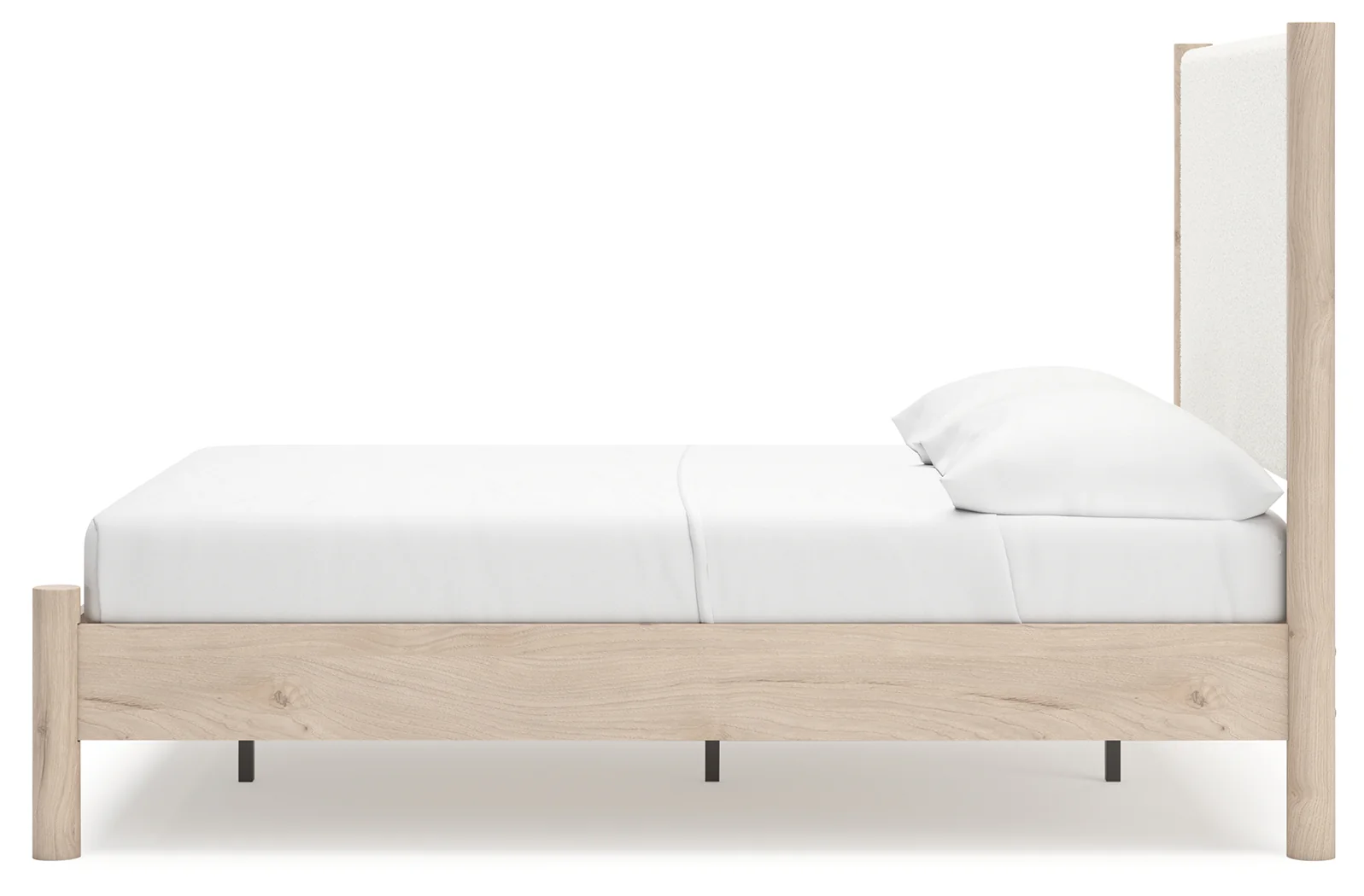 Cadmori Two-tone Full Upholstered Panel Bed, Dresser and Mirror (Online Special Price) - Image 13