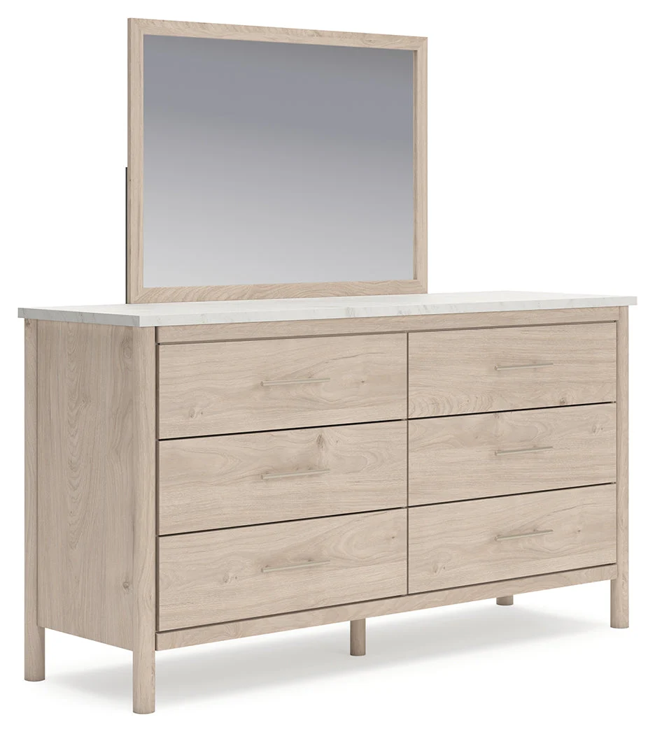 Cadmori Two-tone Queen Panel Bed & Dresser & Mirror & Nightstand (Online Special Price) - Image 4