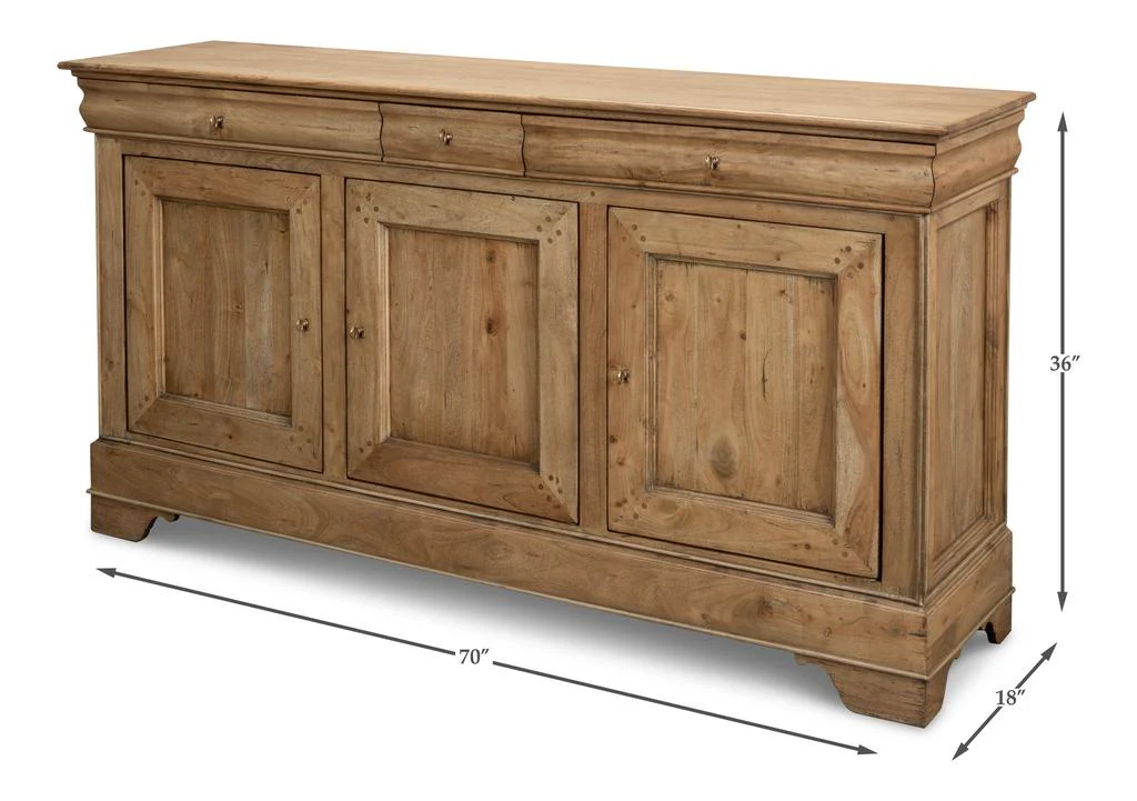 Cafe Au Lait Beige Buffet - Image 14