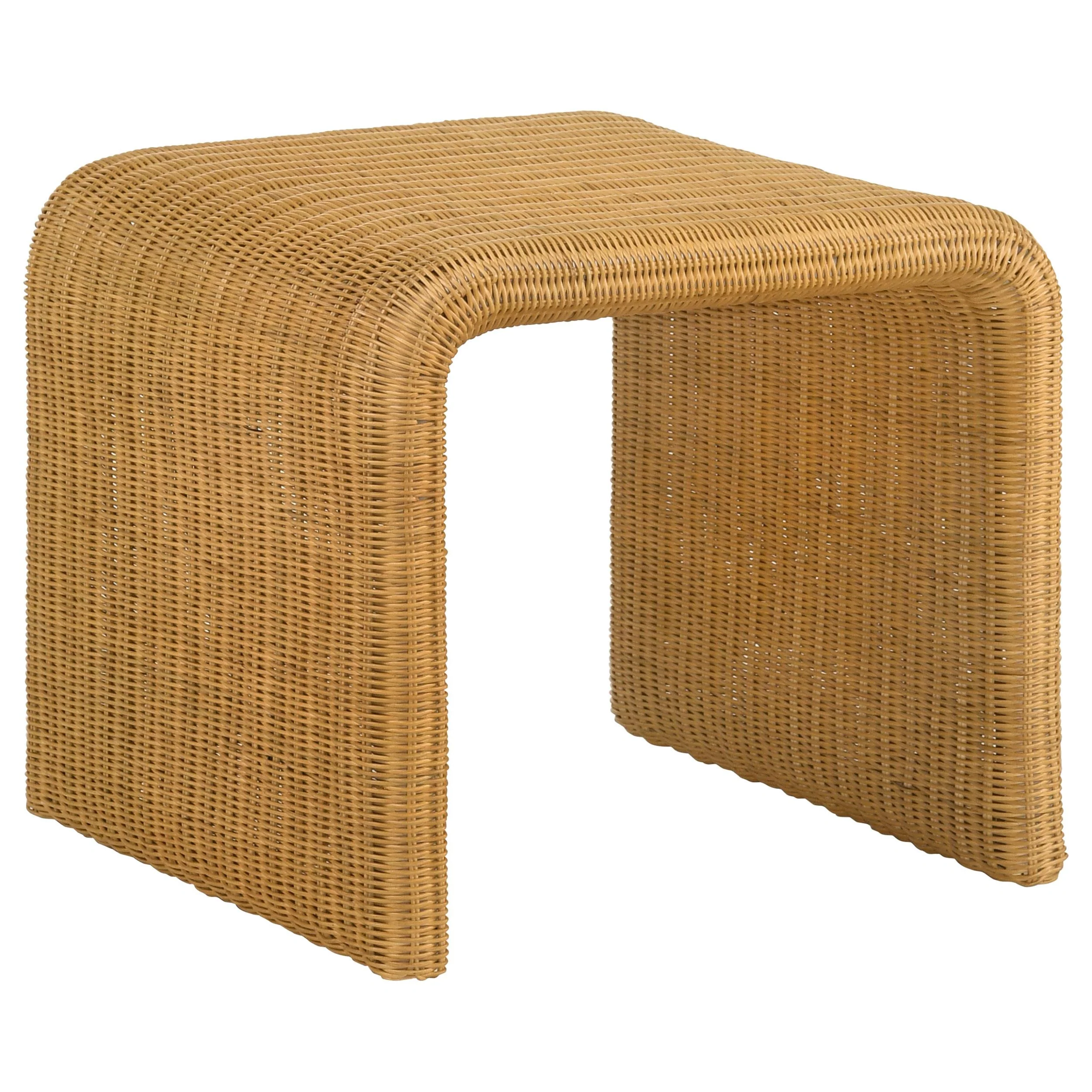 Cahya Natural 2-piece Rattan Coffee and End Table Set - Image 3