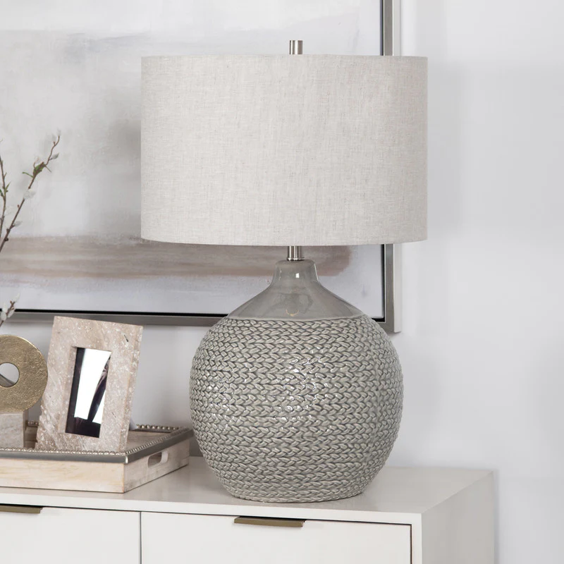 Cairo Grey Table Lamp - Image 2
