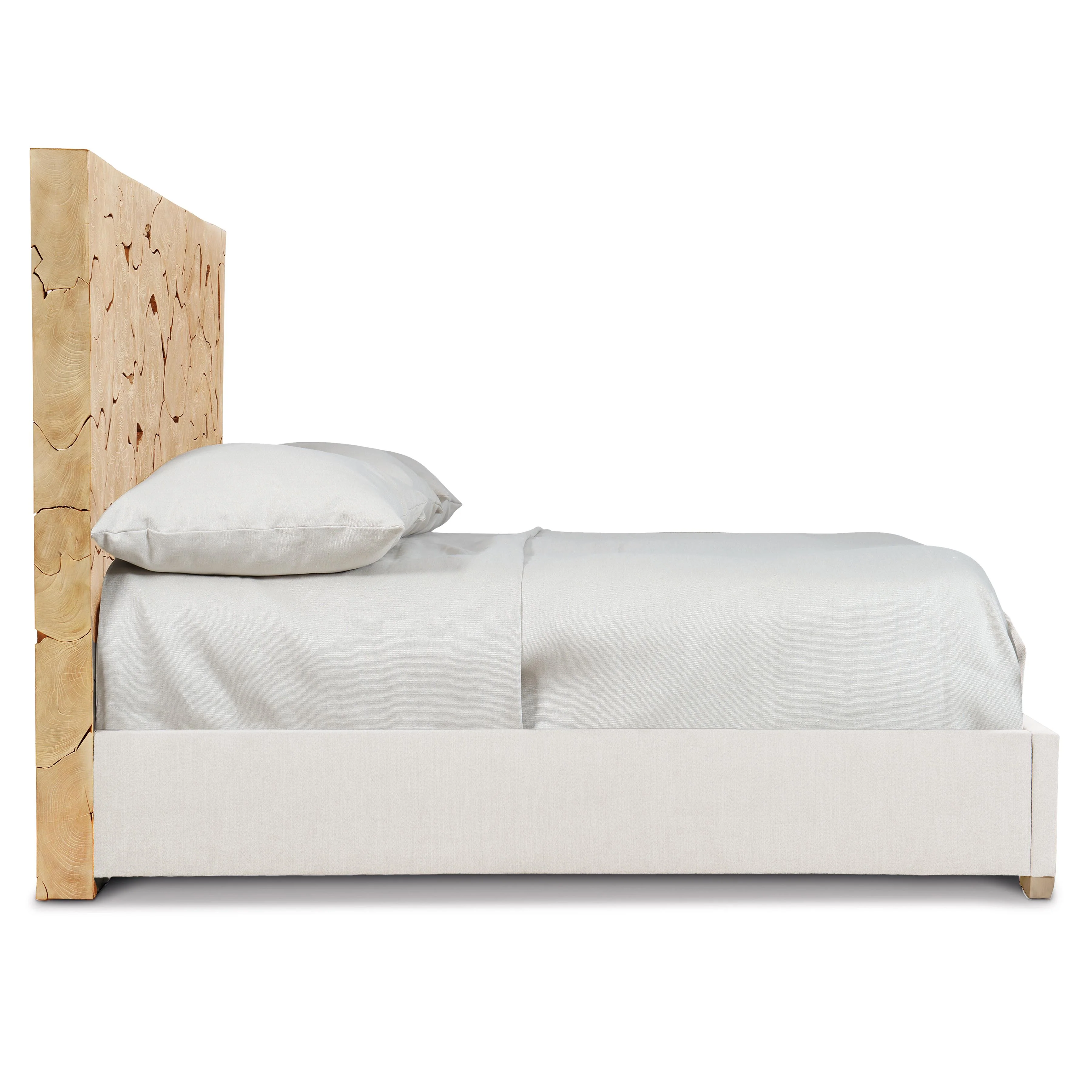 Calavaras Bleached Teak/White/Cream Panel King Bed - Image 3