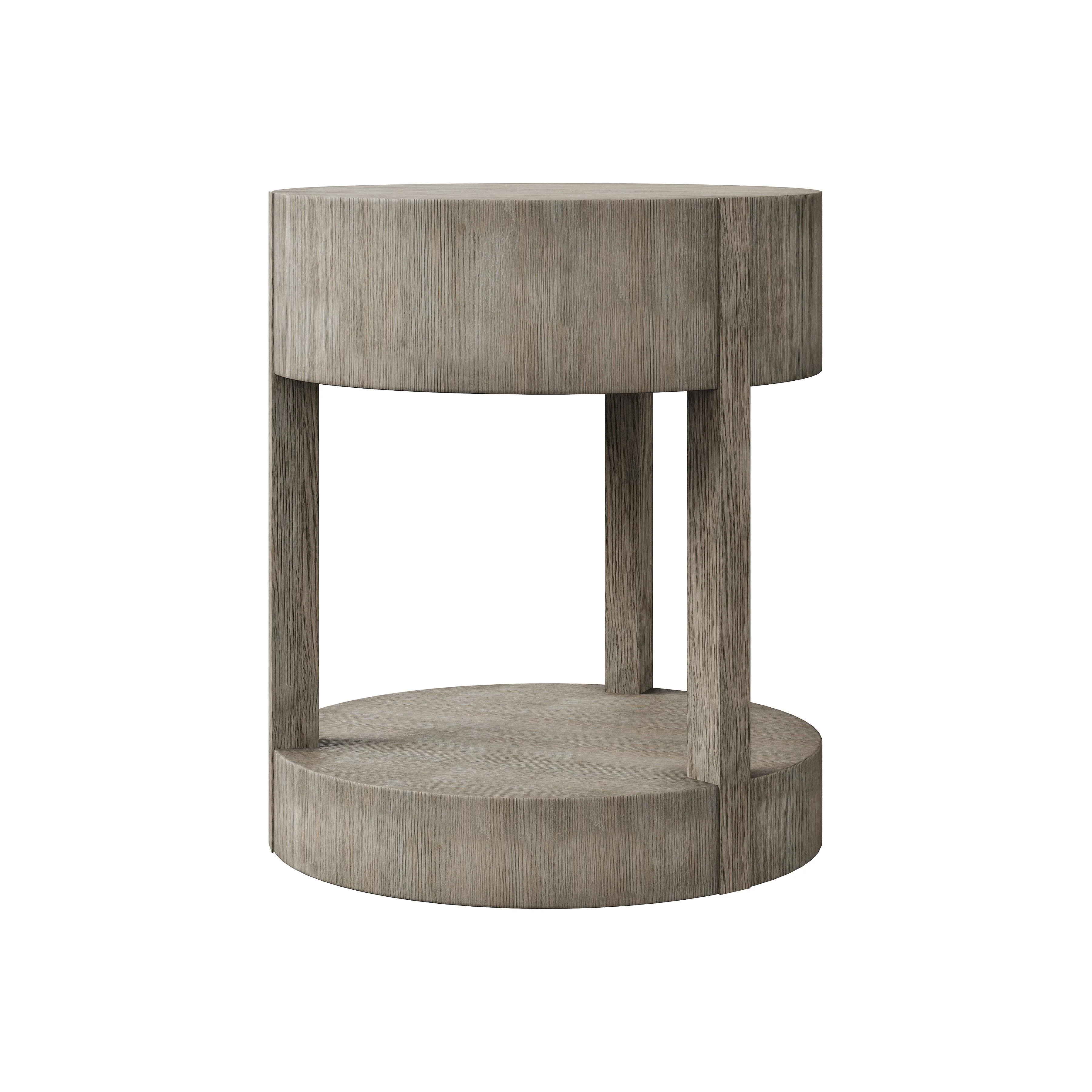 Calder Rustic Grey Nightstand - Image 4