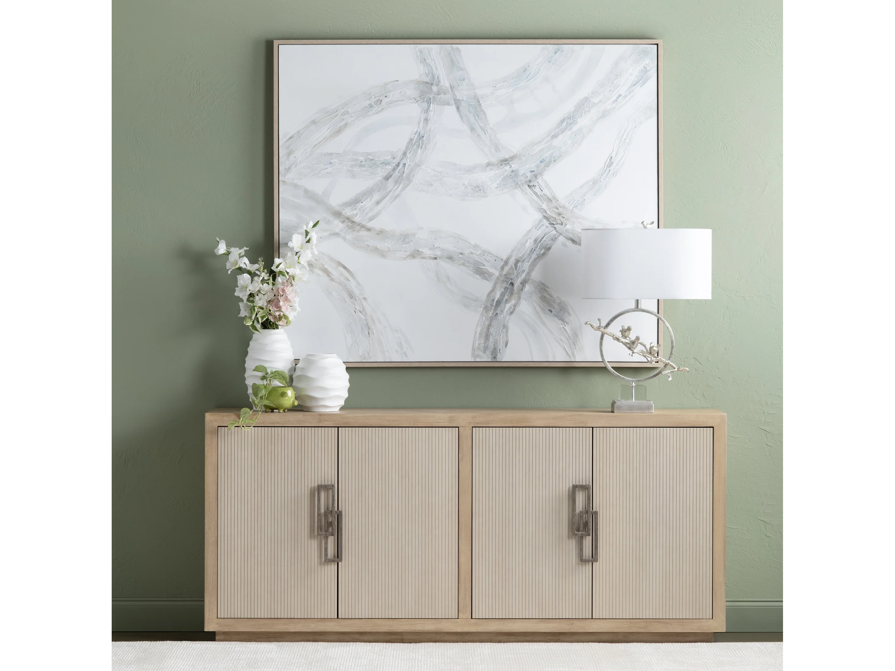 Caldwell Brown/White Canvas