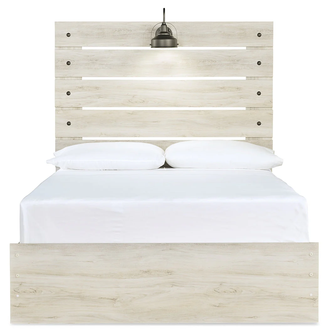 Cambeck Whitewash Full Panel Bedroom Set with Dresser, Mirror, Chest and 2 Nightstands (Online Special Price) - Image 10