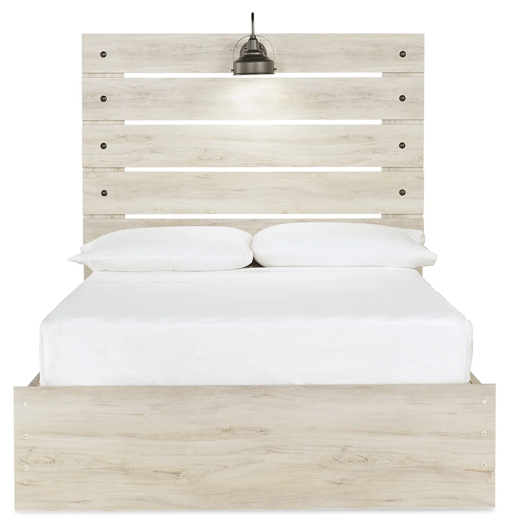Cambeck Whitewash Full Panel Storage Bedroom Set with Dresser and Nightstand - Image 6