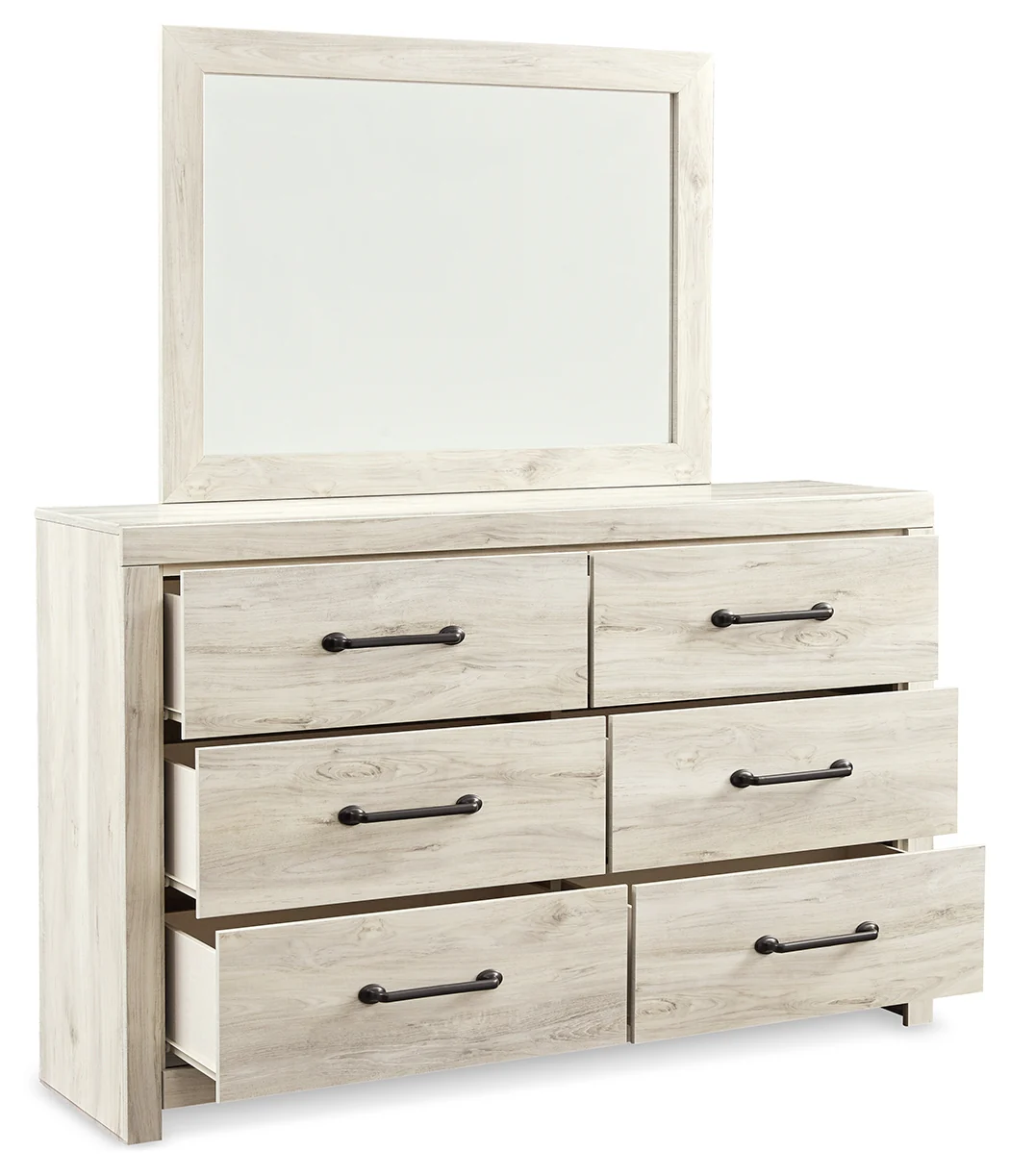 Cambeck Whitewash Full Storage Bed, Dresser and Mirror (Online Special Price) - Image 4