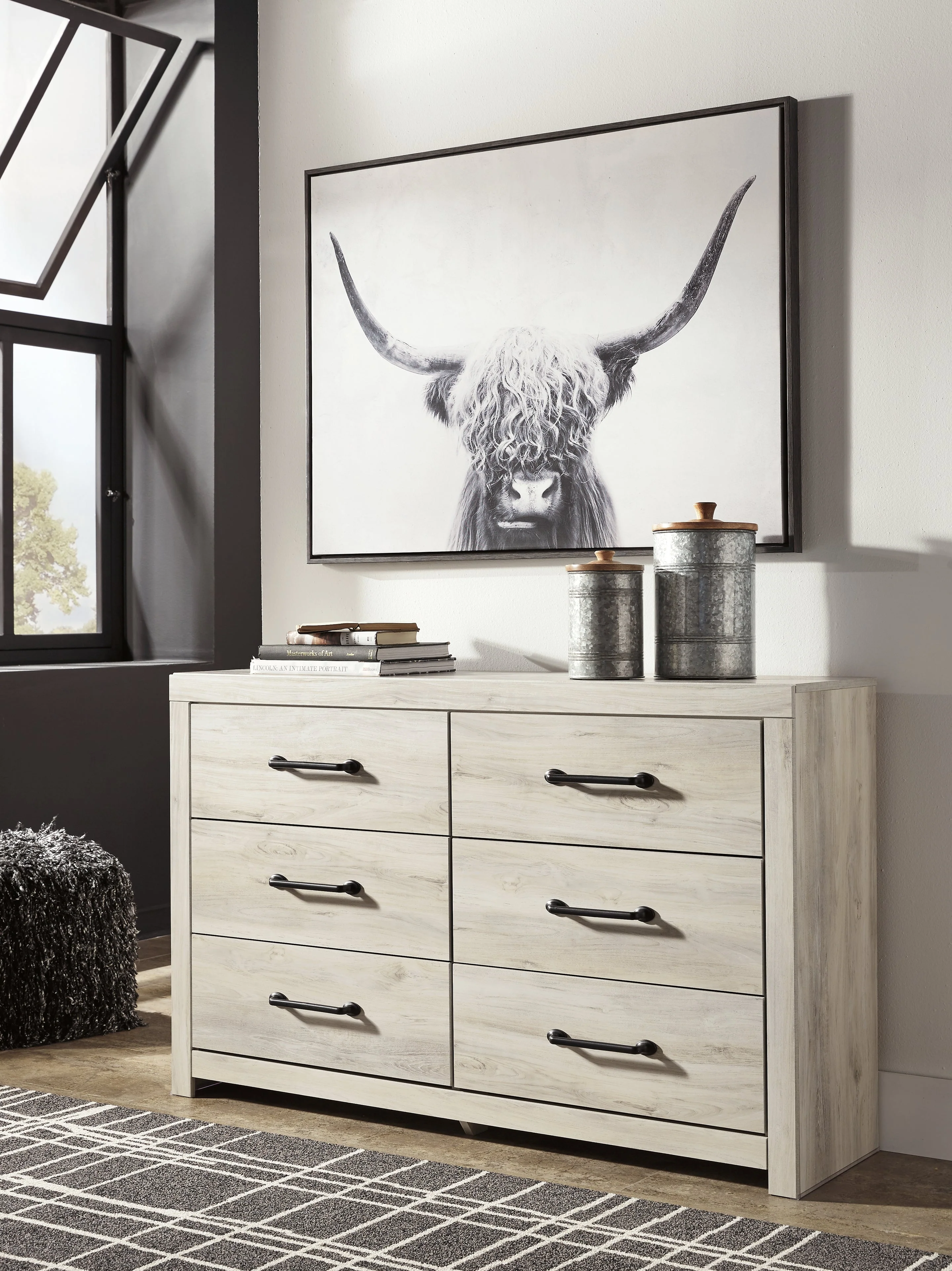 Cambeck Whitewash King Panel Bedroom Set with Dresser and 2 Nightstands (Online Special Price) - Image 15
