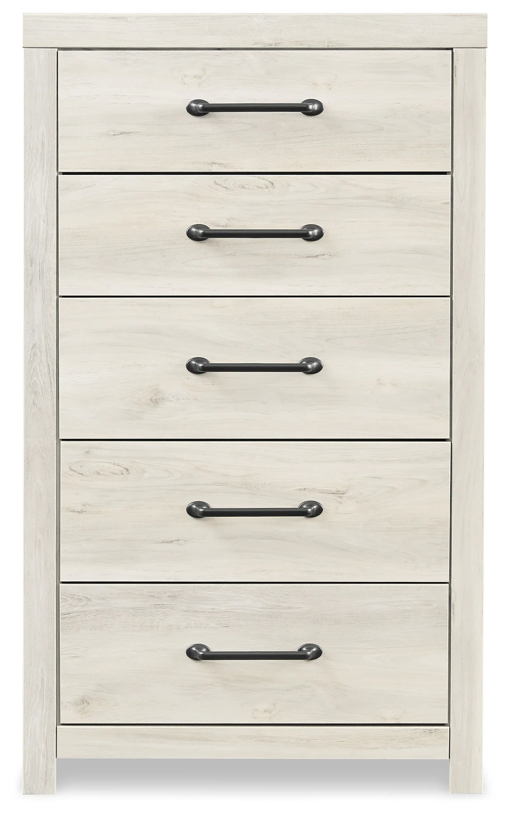 Cambeck Whitewash King Panel Bedroom Set with Dresser, Mirror, Chest and 2 Nightstands - Image 8