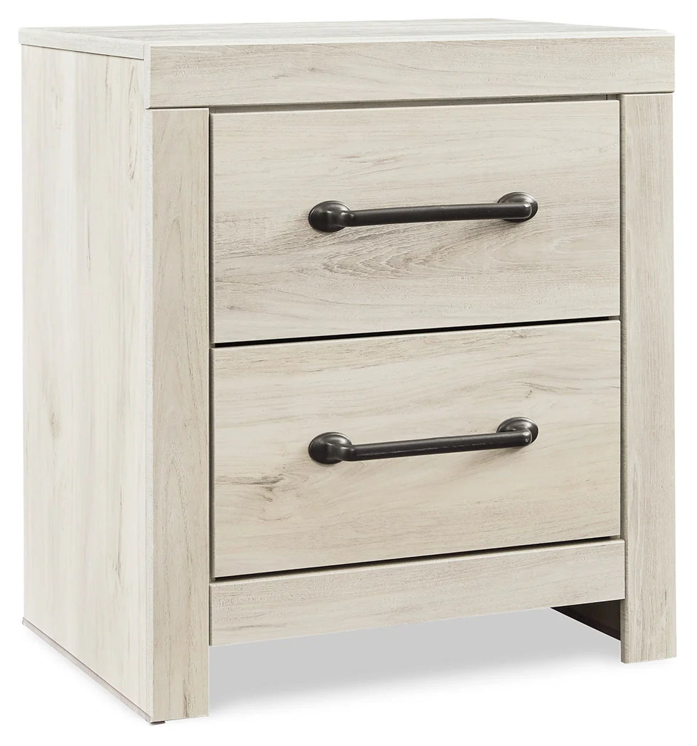Cambeck Whitewash King Storage Bedroom Set with Dresser, Mirror and 2 Nightstands - Image 9