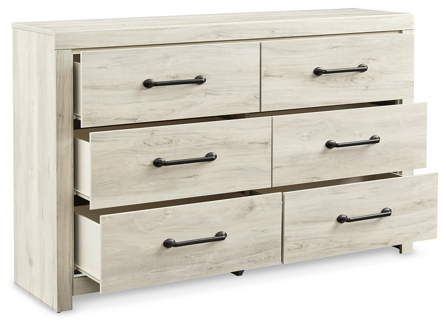 Cambeck Whitewash Queen Panel Bedroom Set with Storage and Dresser (Online Special Price) - Image 4