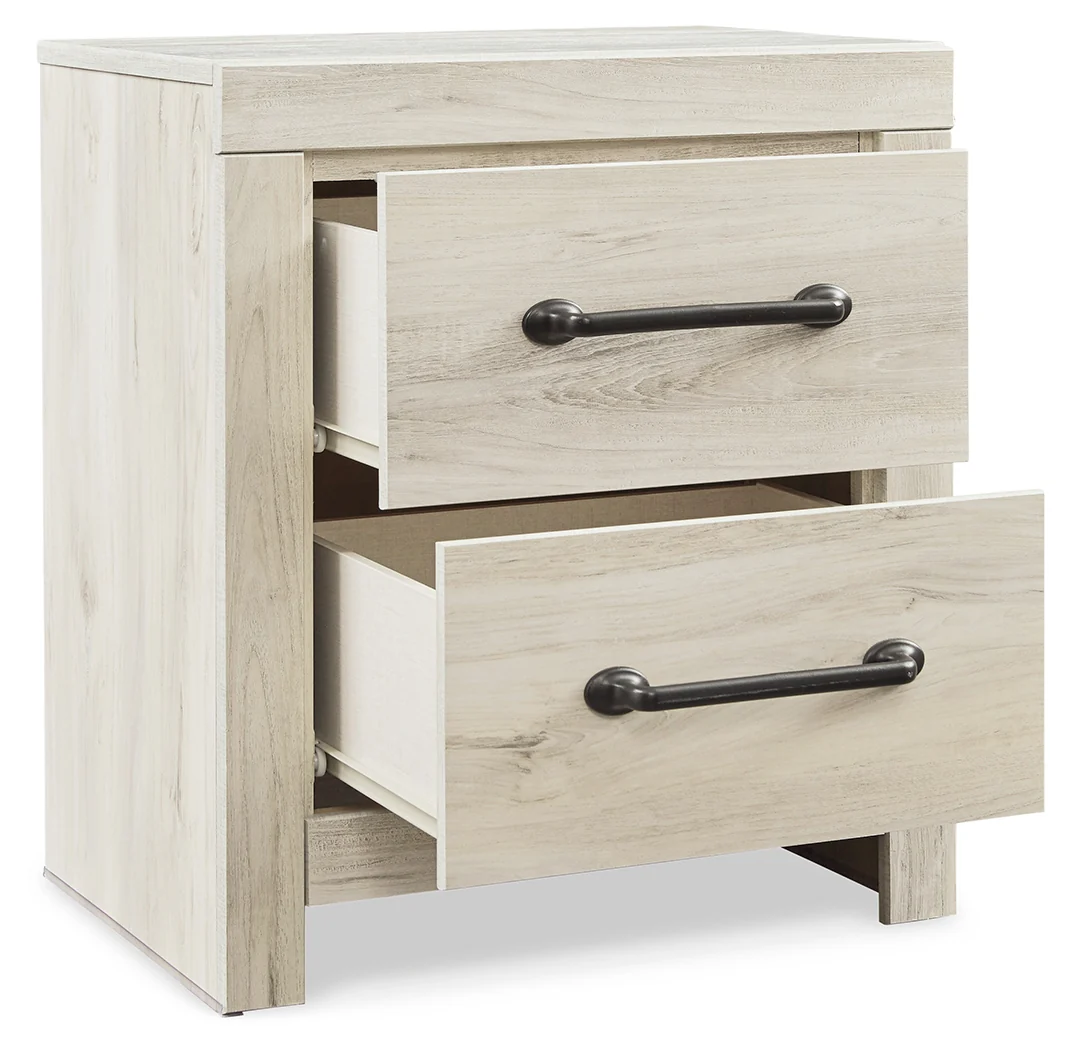 Cambeck Whitewash Queen Panel Bedroom Set with Storage, Dresser, Mirror, Chest and 2 Nightstands - Image 16