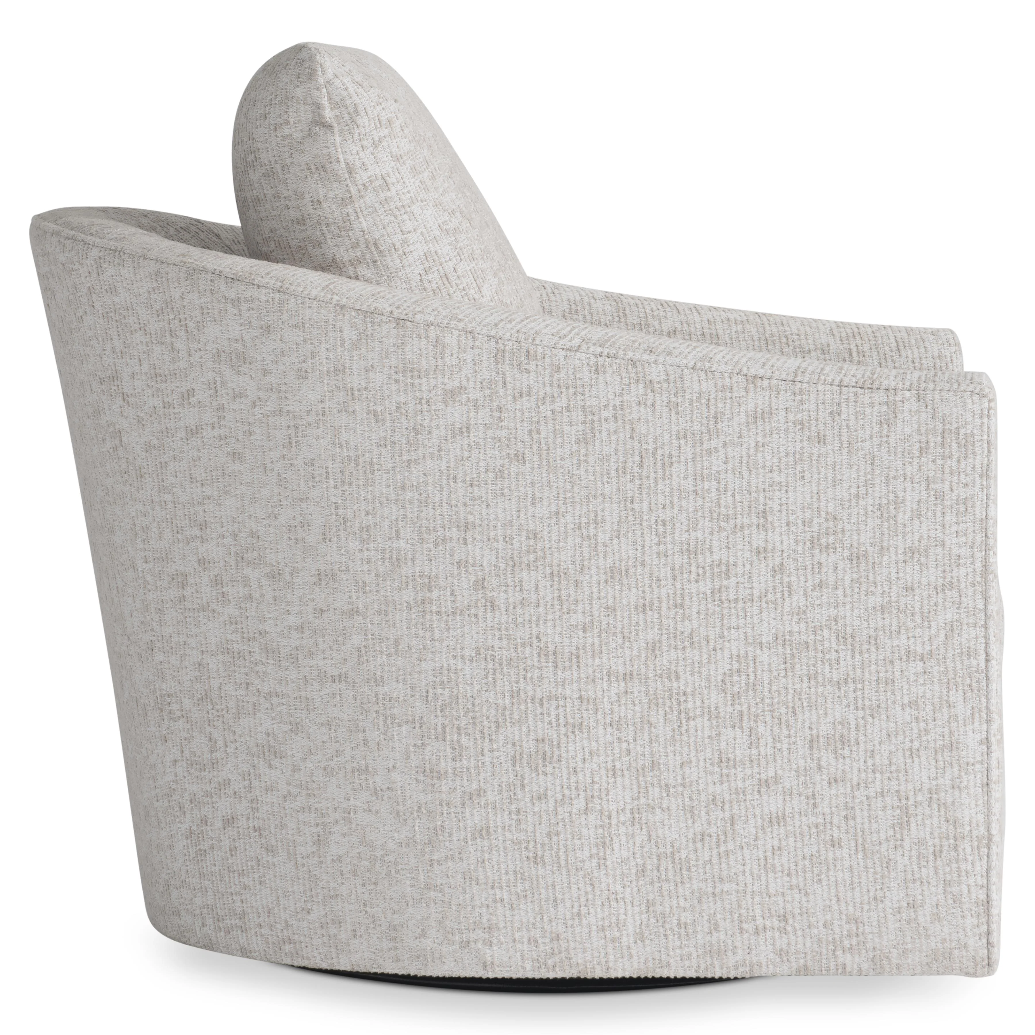 Camden Beige/SeaOat Outdoor Swivel Chair - Image 2