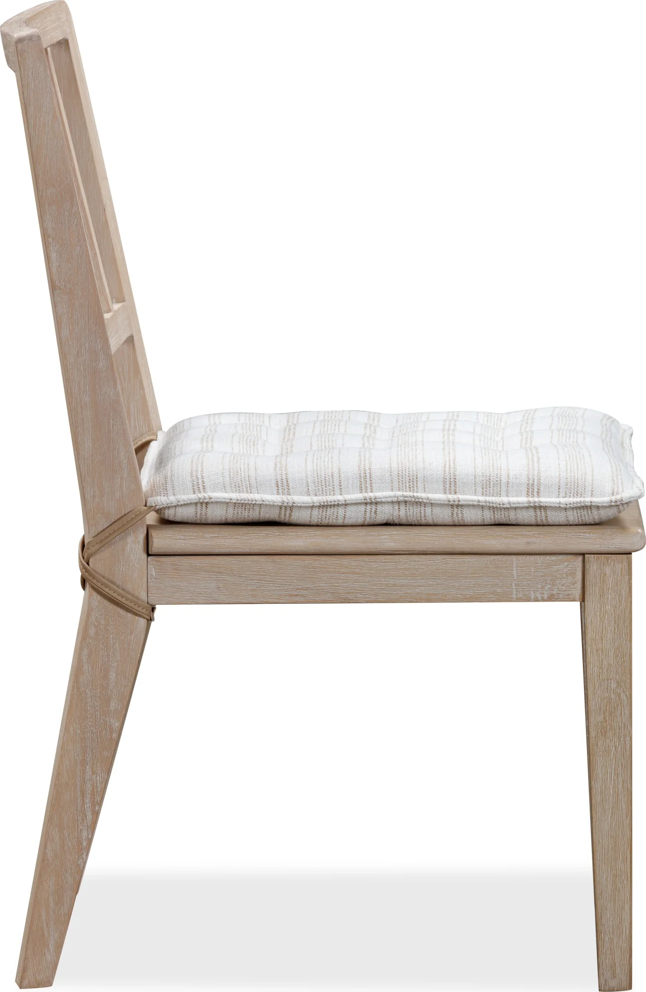 Camden Chai/Oat Wood Dining Chair with Detachable Cushion (Set of 2) - Image 5