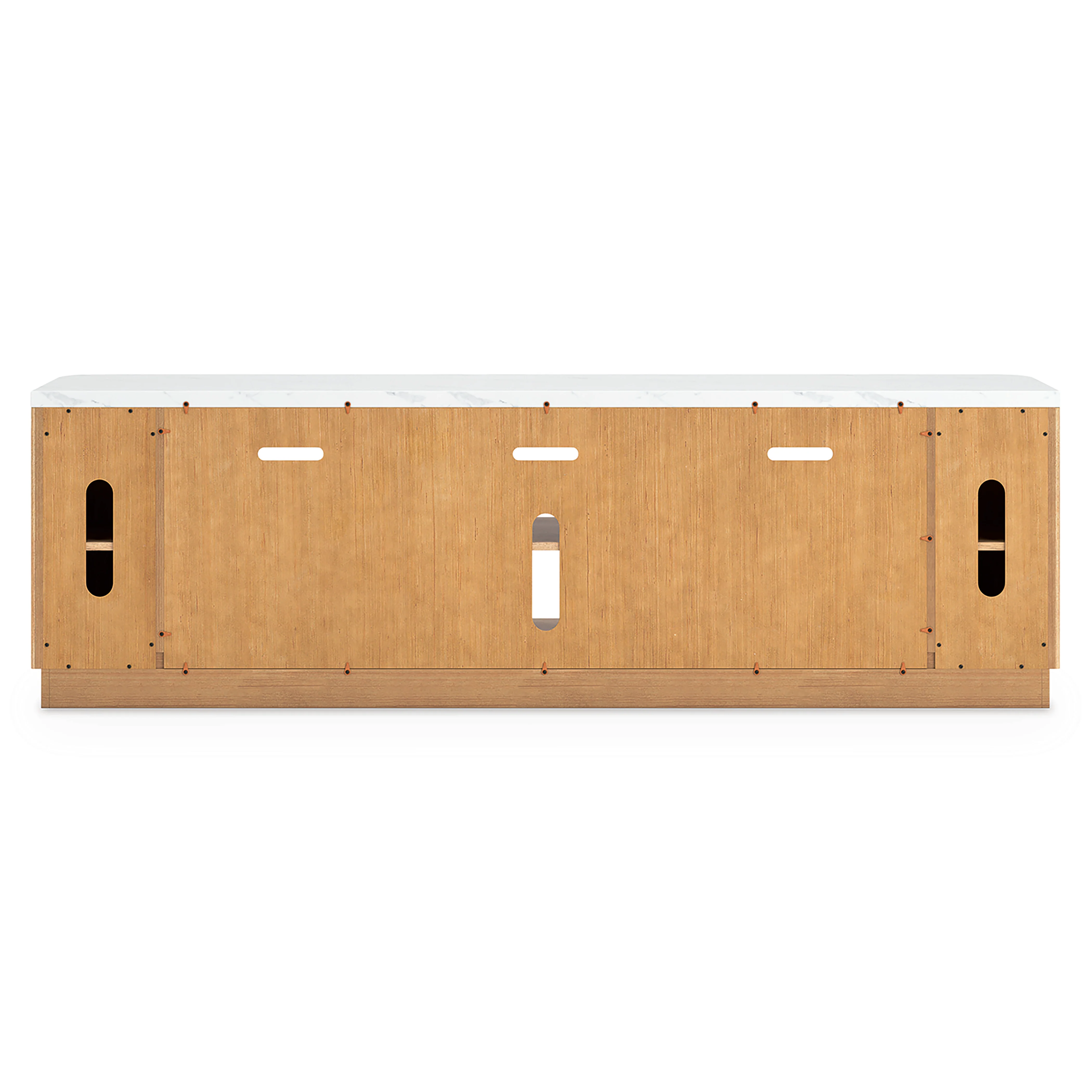 Camdill Light Brown XL TV Stand w/Fireplace Option - Image 5