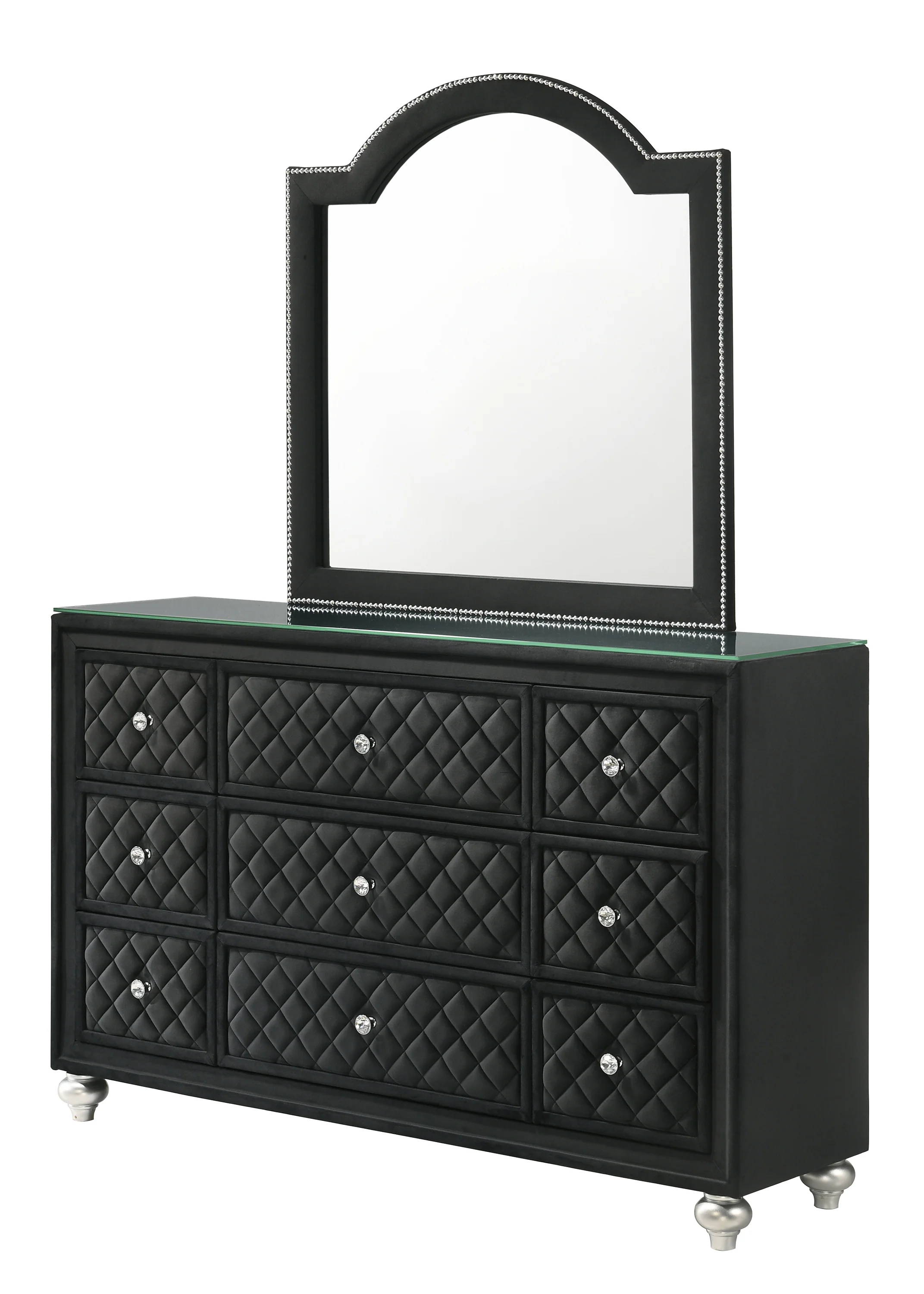 Cameo Black Panel Bedroom Set - Image 7