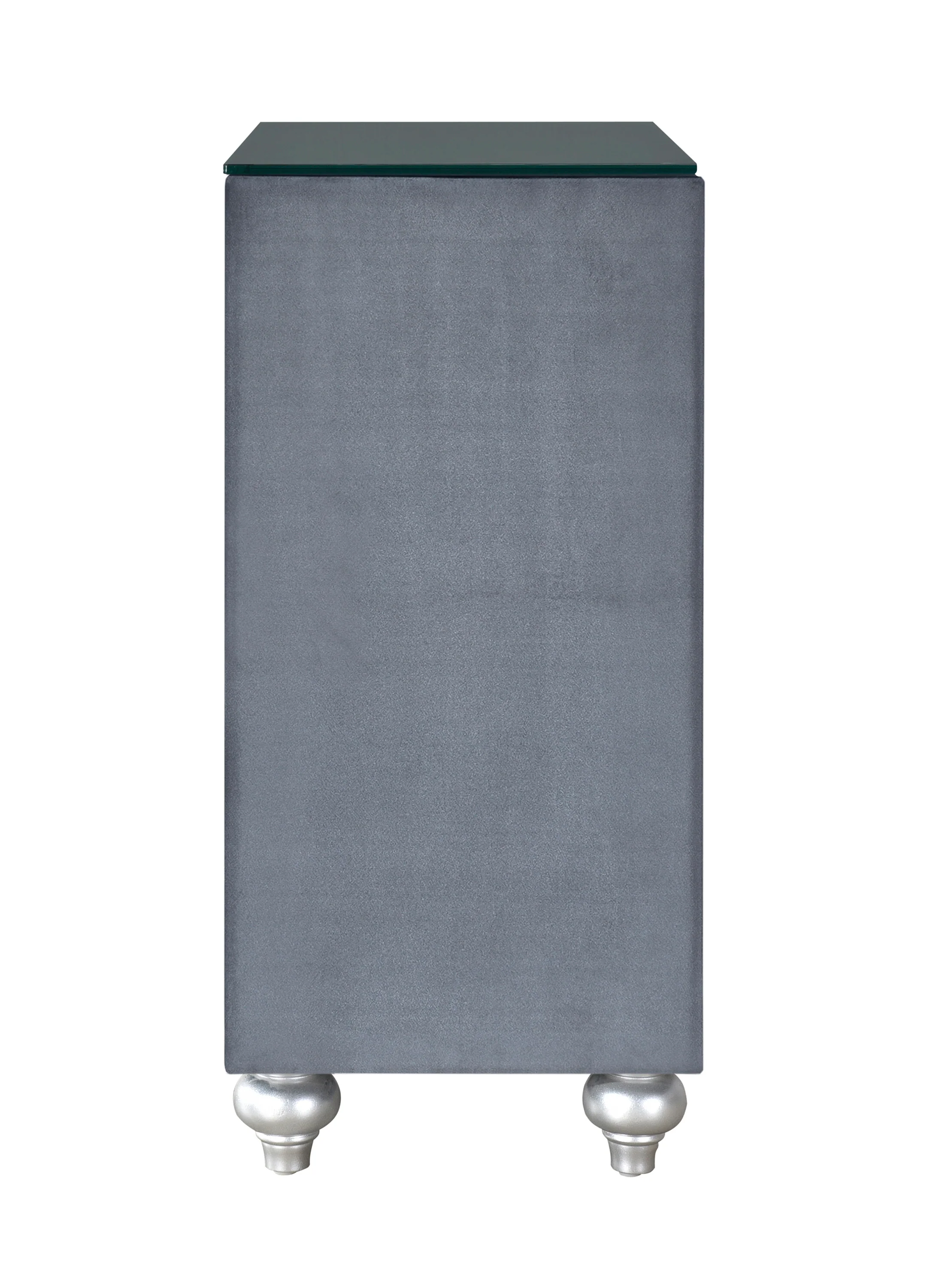 Cameo Gray Upholstered Panel Bedroom Set - Image 15