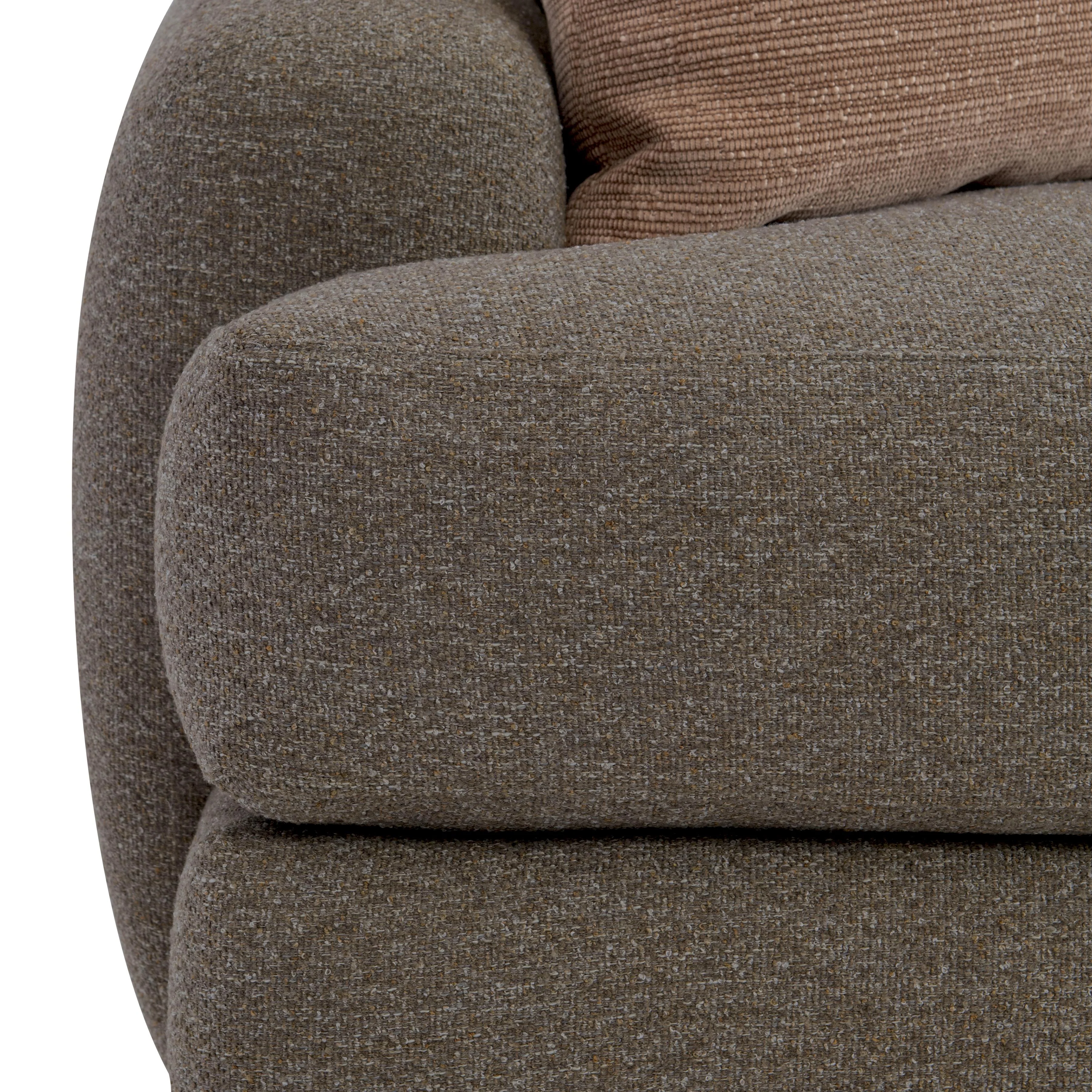 Cameron Beige/Tan Fabric Swivel Chair - Image 5