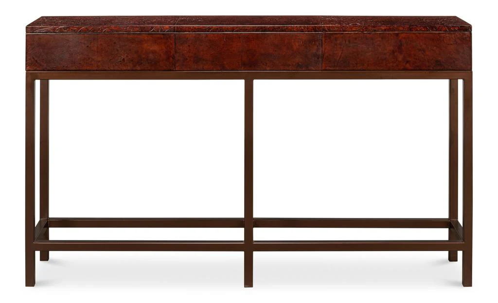 Campaign Brown Embossed Console - Image 3