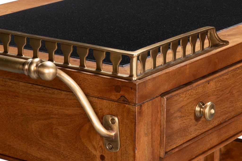 Capital Brown Serving Cart - Image 4