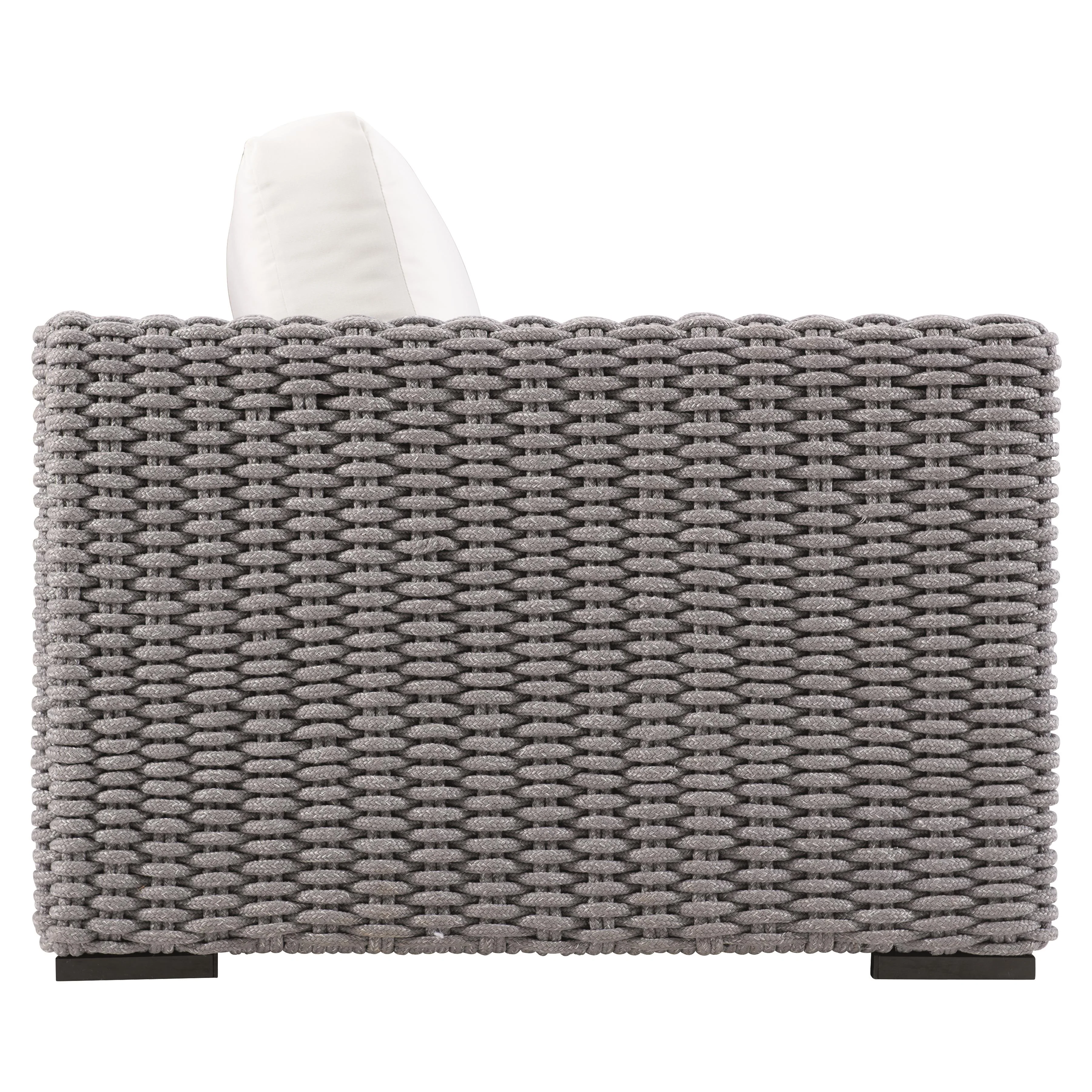 Capri Grey Mist/White/Cream Outdoor Sofa - Image 3