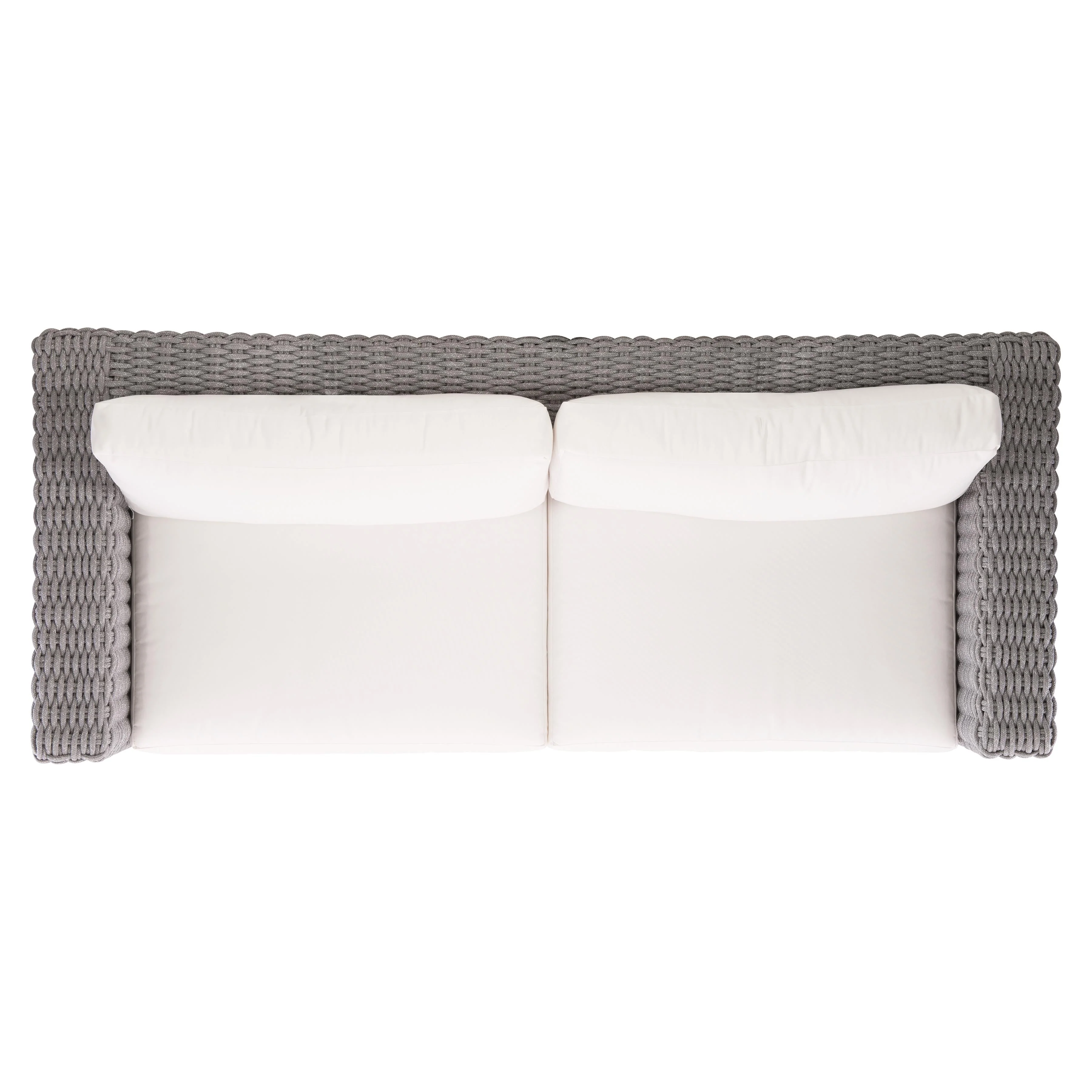 Capri Grey Mist/White/Cream Outdoor Sofa - Image 5