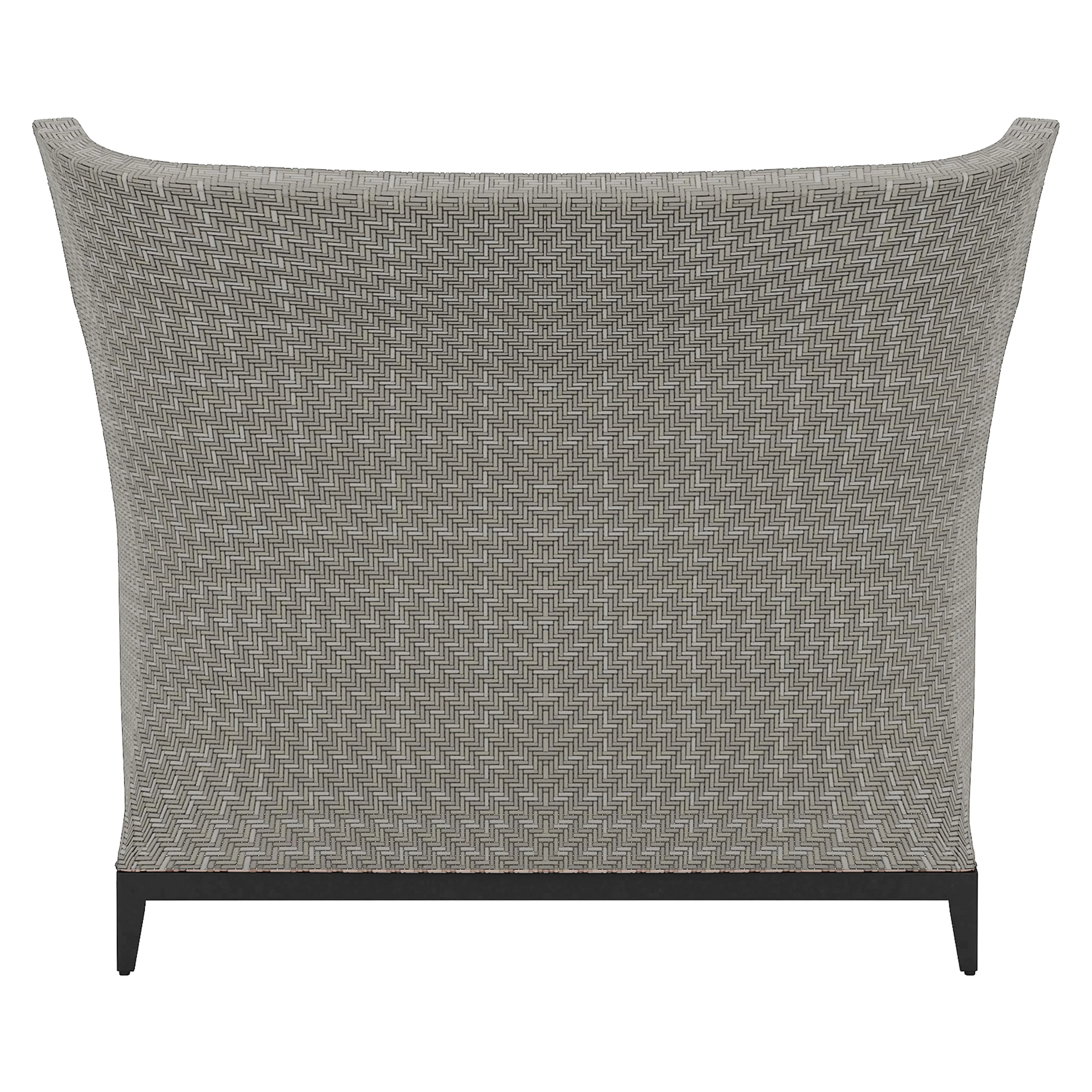 Captiva Pewter Grey/White/Cream Outdoor Chair 1/2 - Image 4