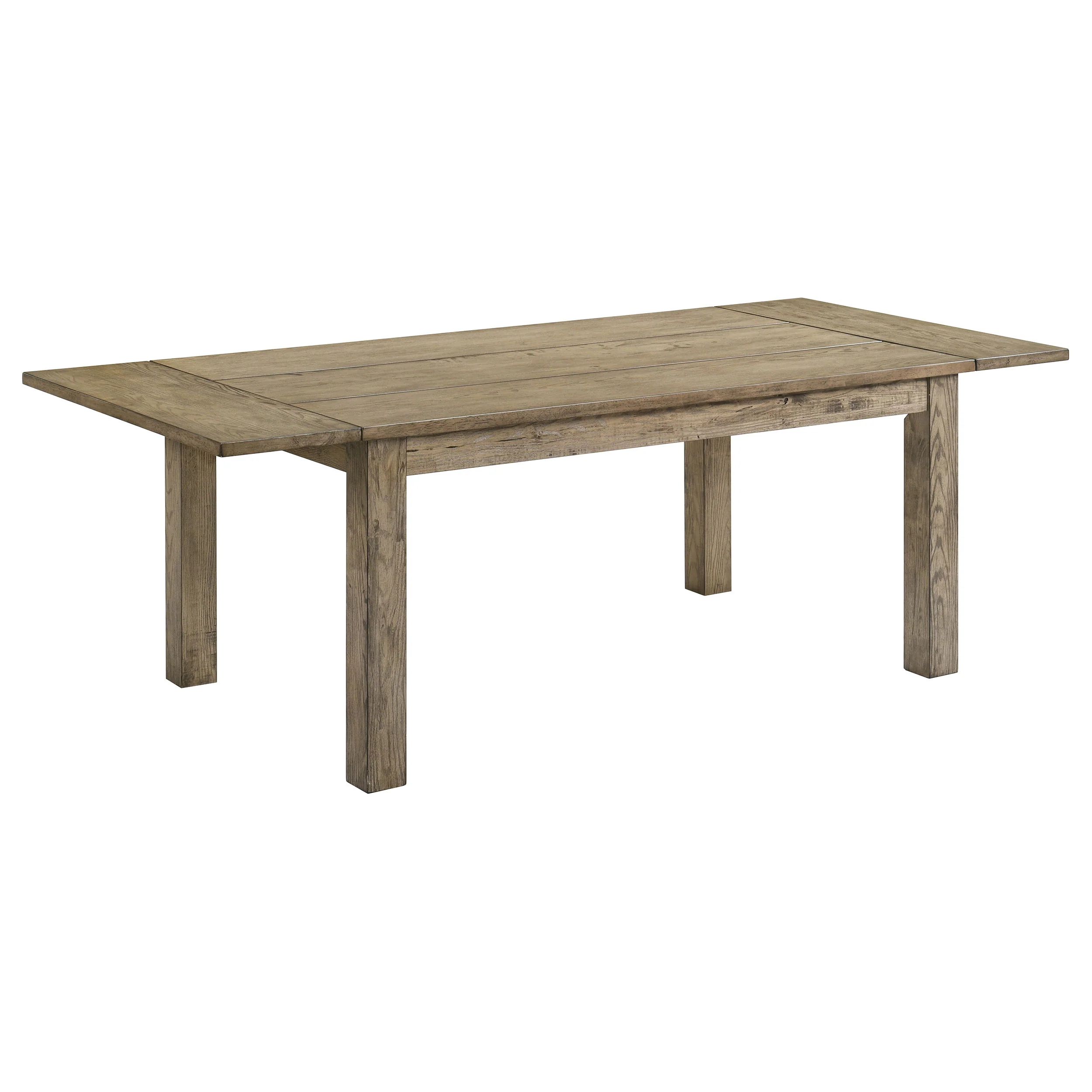 Cardova Vineyard Oak 87-inch Solid Wood Extension Dining Table - Image 2