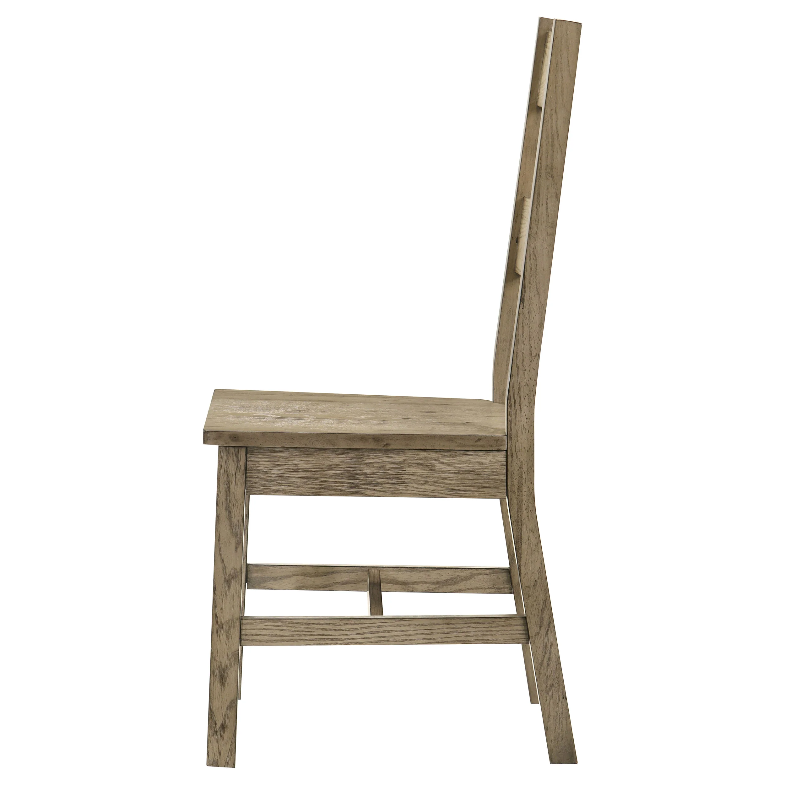 Cardova Vineyard Oak Solid Wood Dining Side Chair (Set of 2) - Image 6