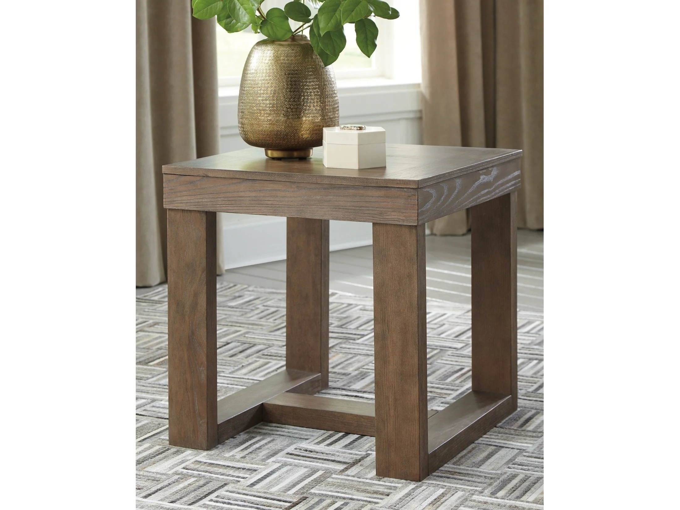 Cariton Gray End Table (Online Special Price)
