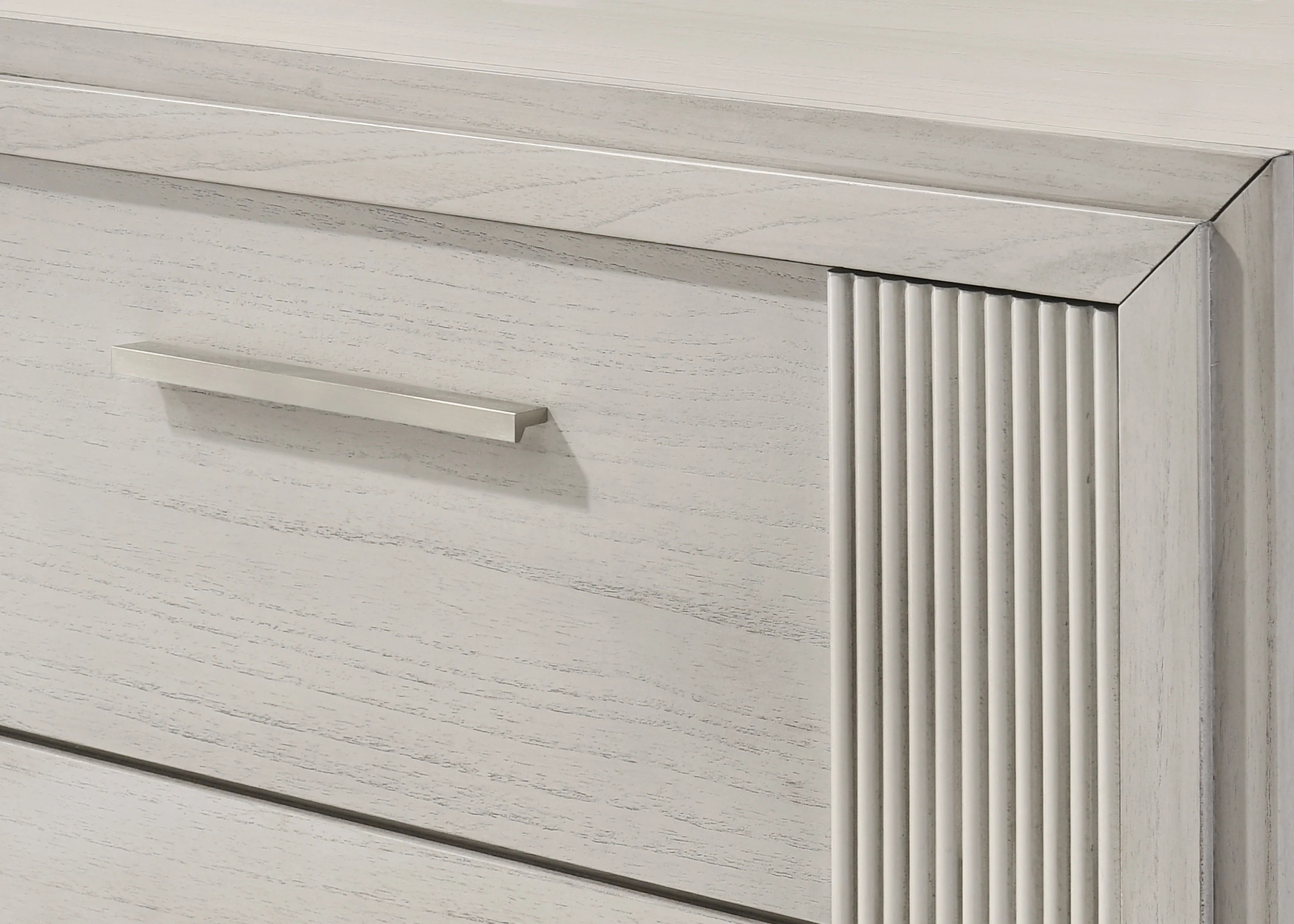 Carlton White Upholstered Panel Bedroom Set - Image 5