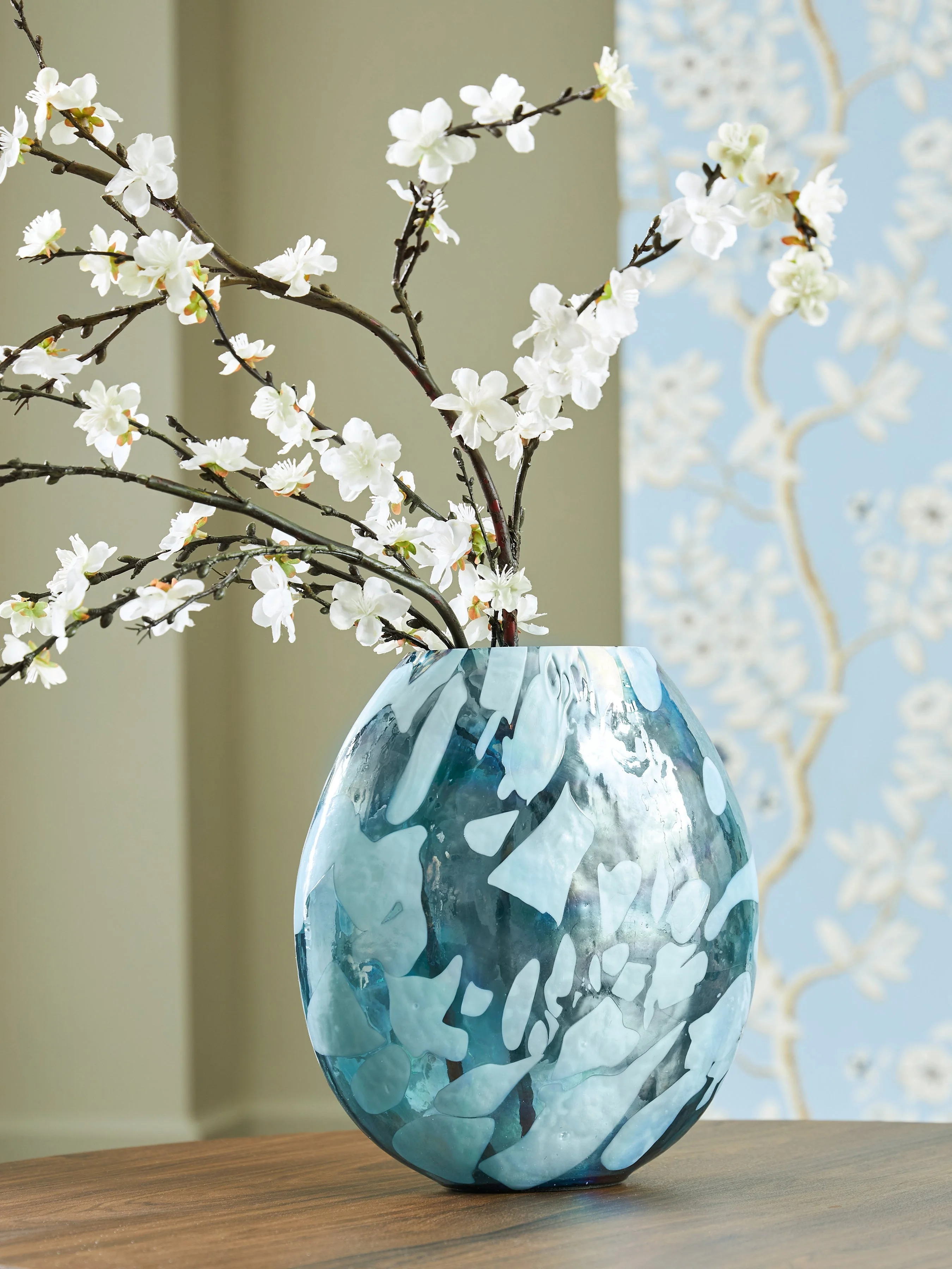 Cartshaw Iridescent Teal Vase (Online Special Price) - Image 2