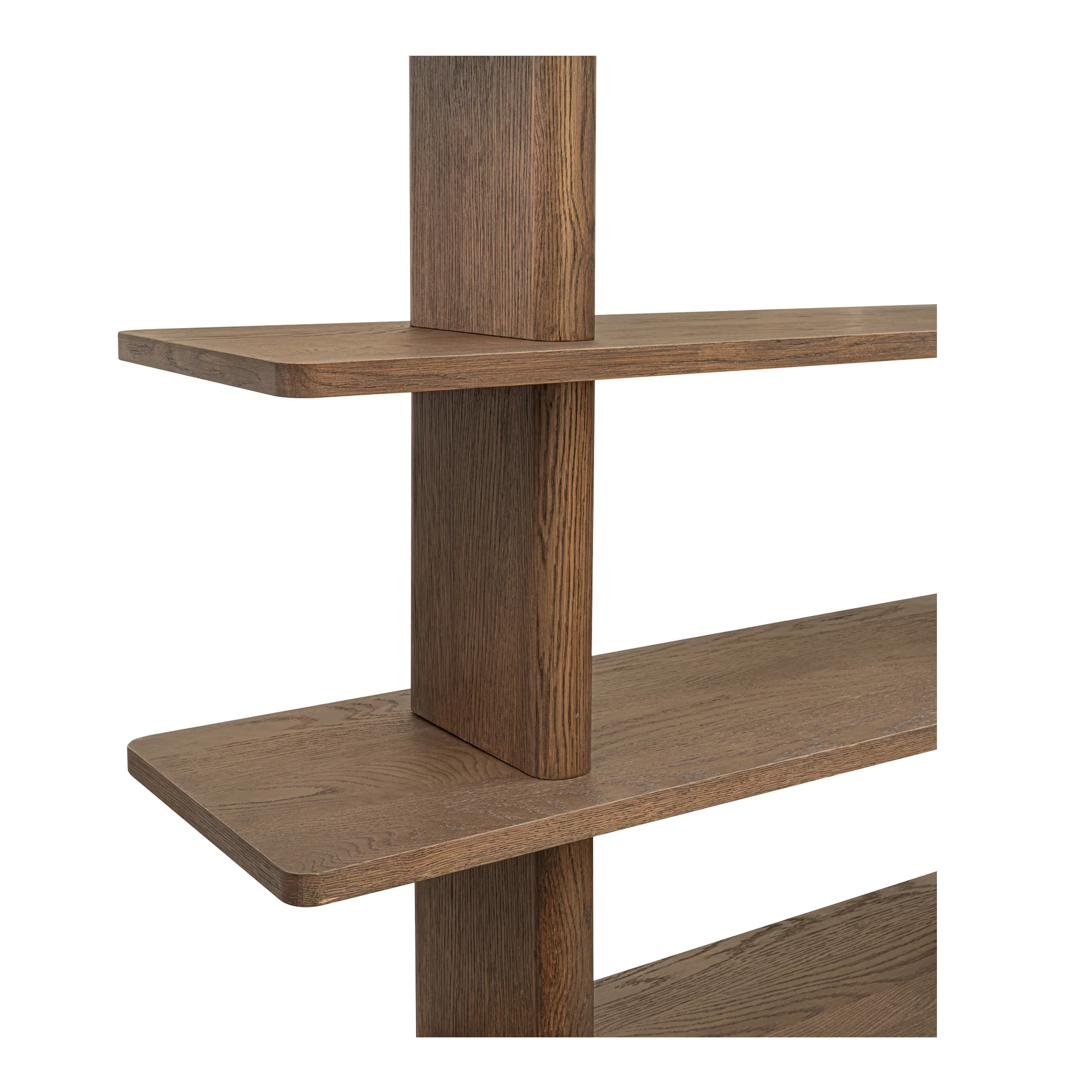 Casey Dark Brown Large Bookcase - Image 5
