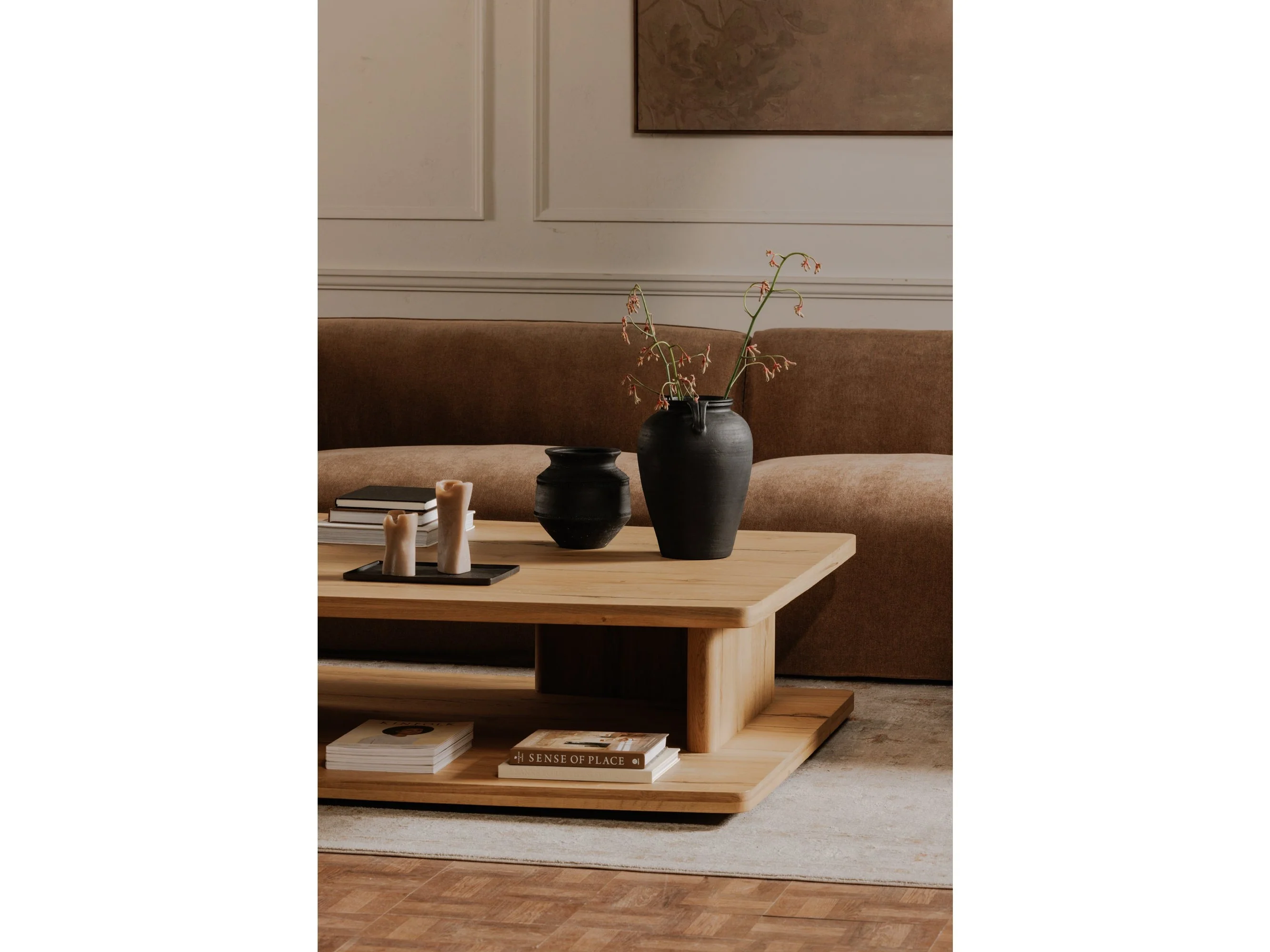 Casey Rustic Oak Large Coffee Table