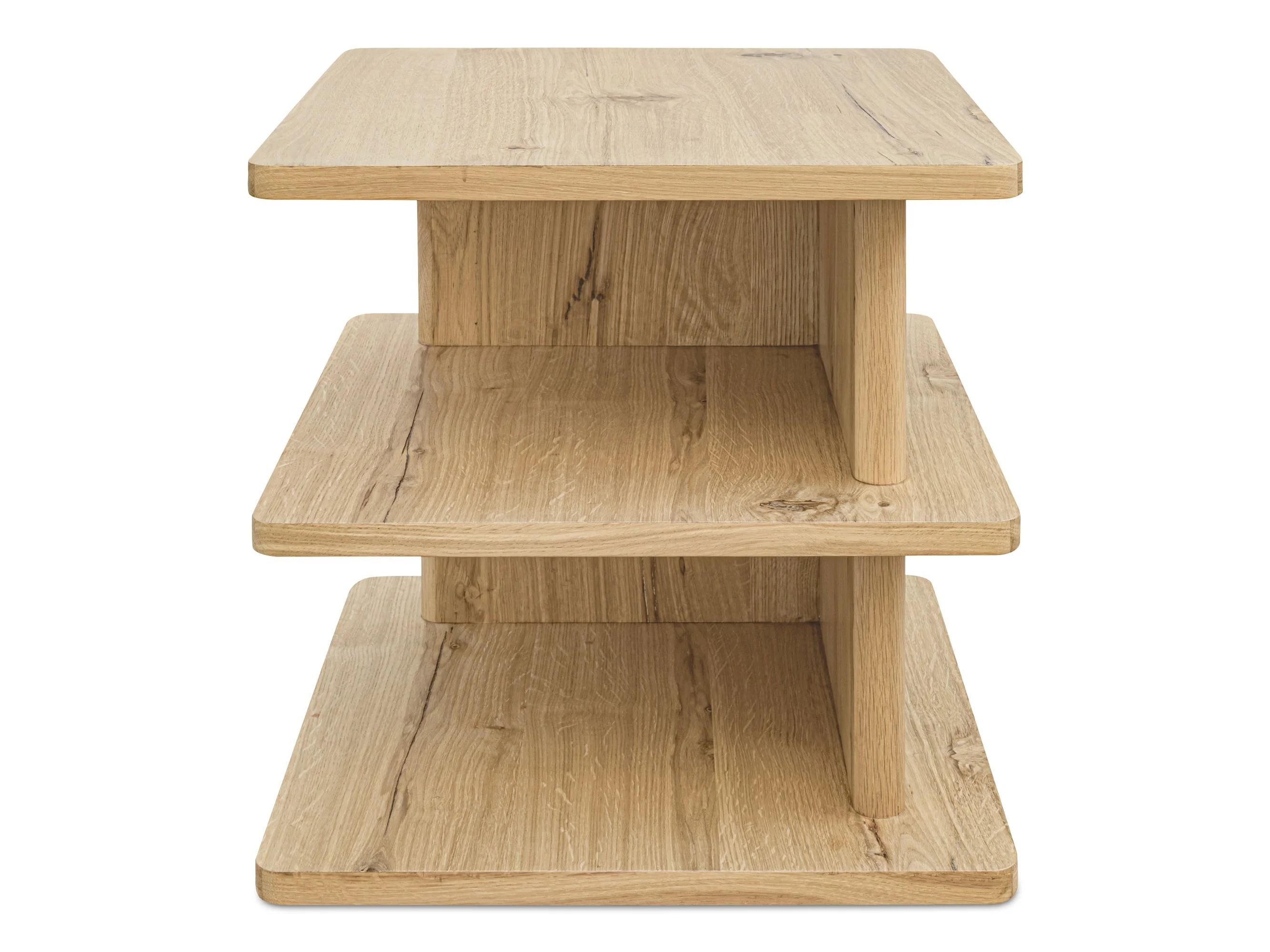 Casey Rustic Oak Side Table
