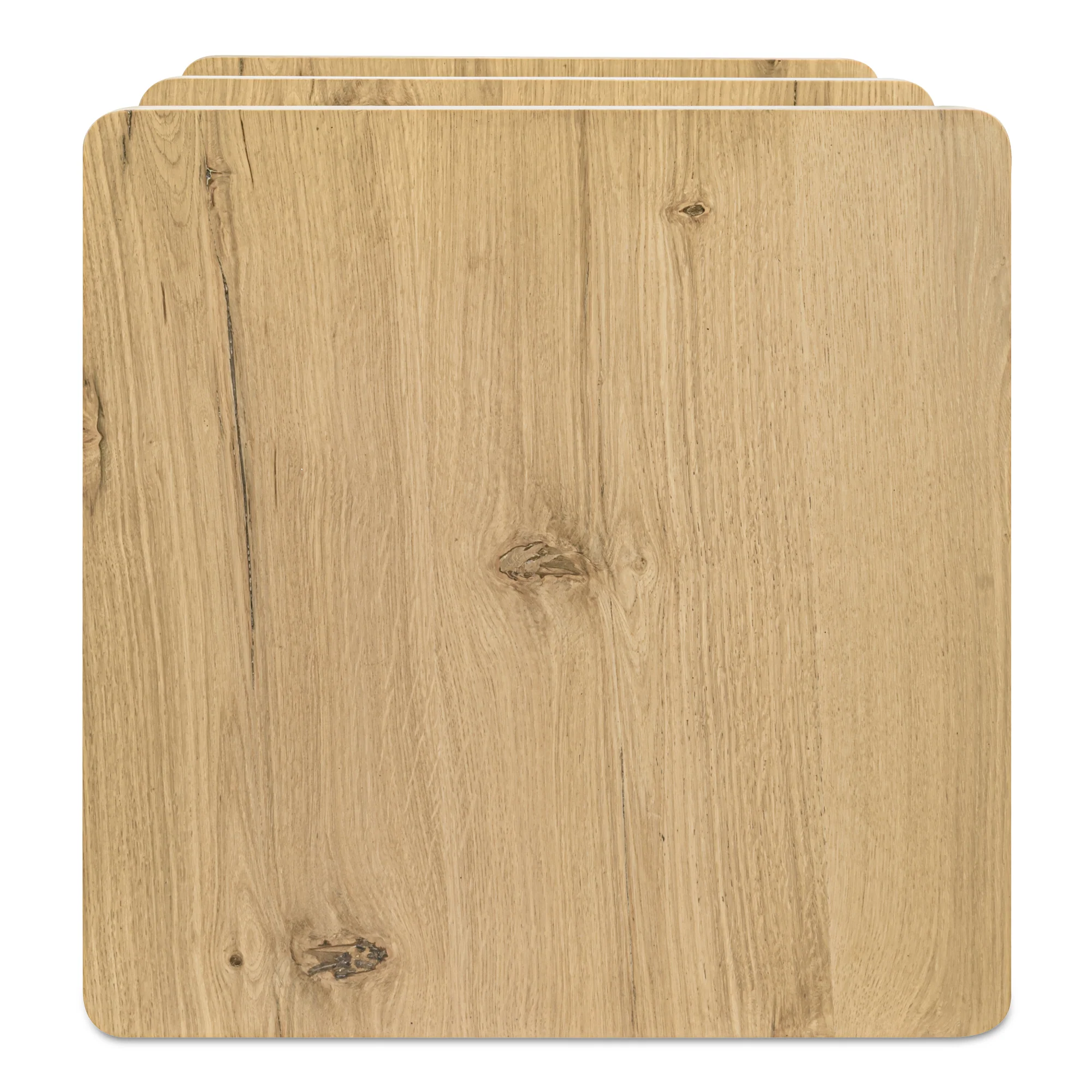 Casey Rustic Oak Side Table - Image 4