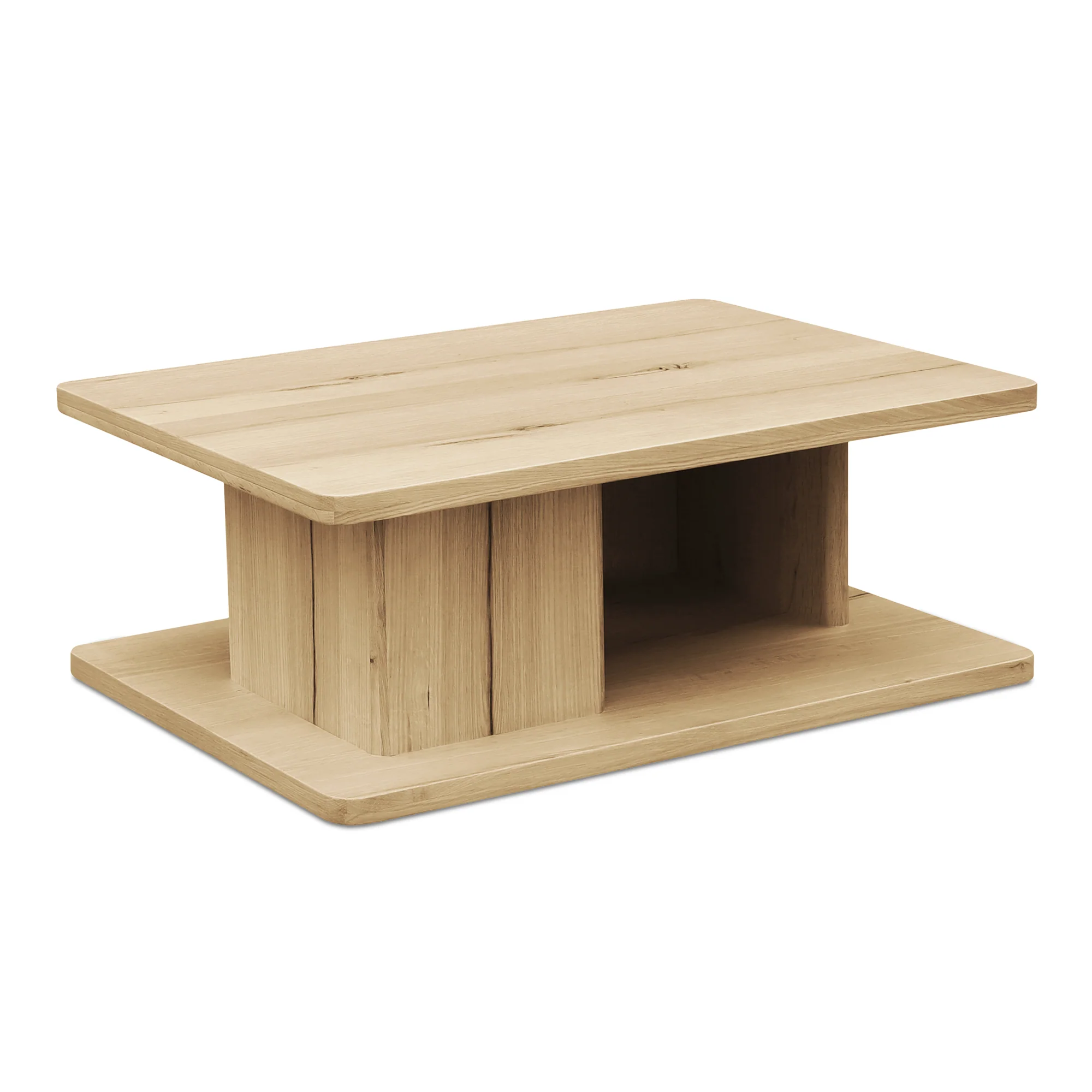 Casey Rustic Oak Small Coffee Table - Image 3