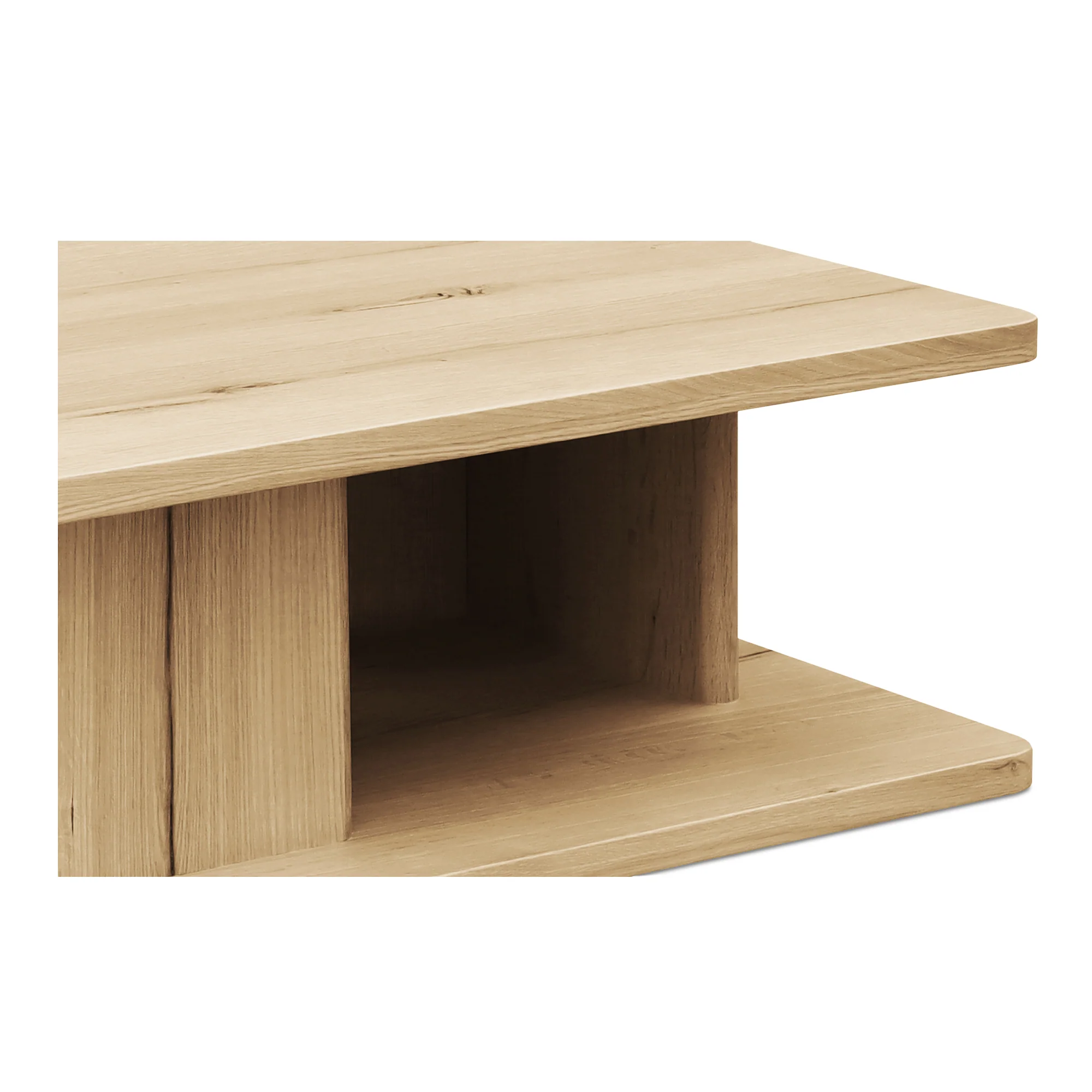 Casey Rustic Oak Small Coffee Table - Image 6