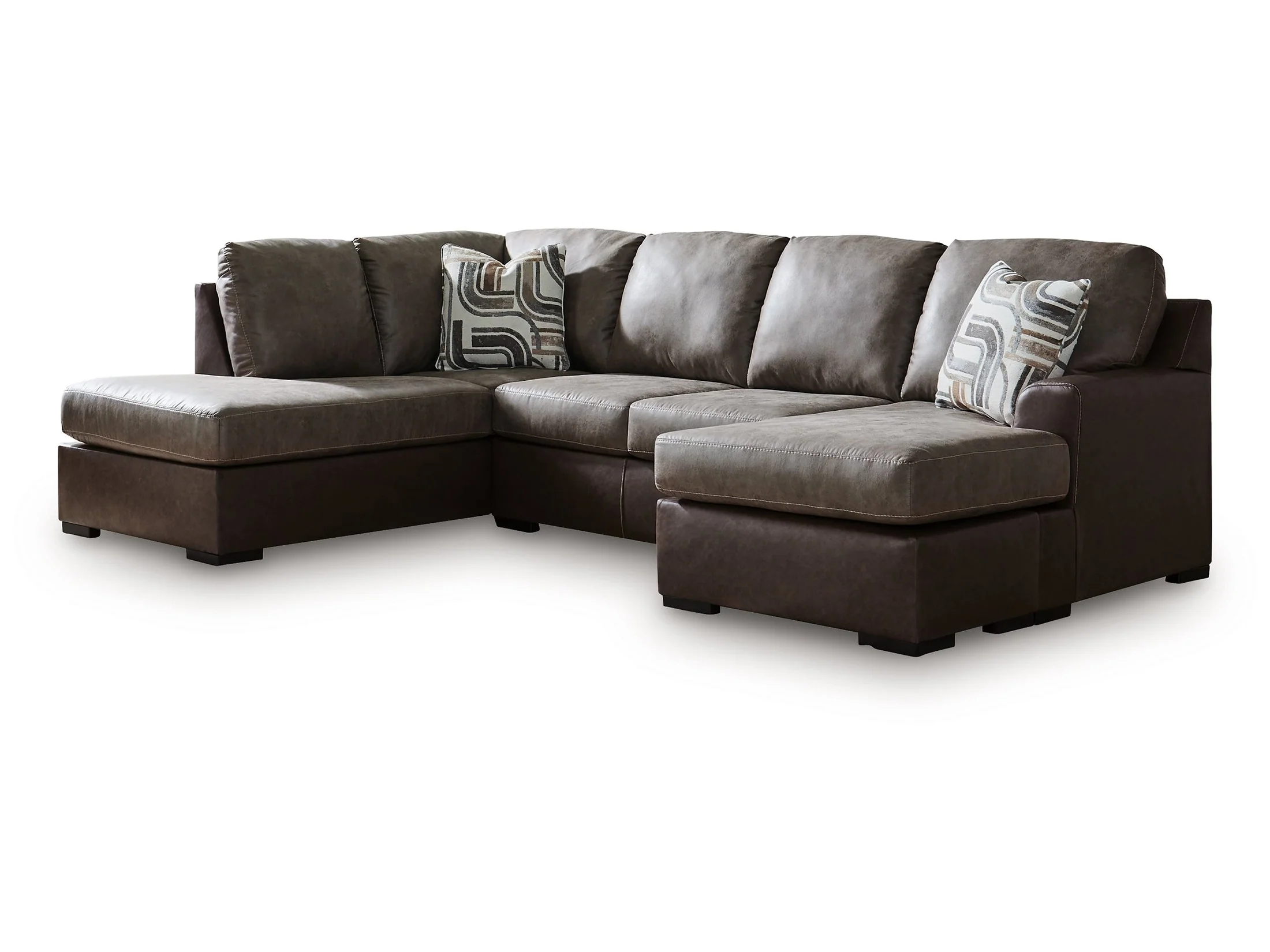 Castille Way Fossil 2-Piece Sleeper Sectional with Right Chaise - Image 3