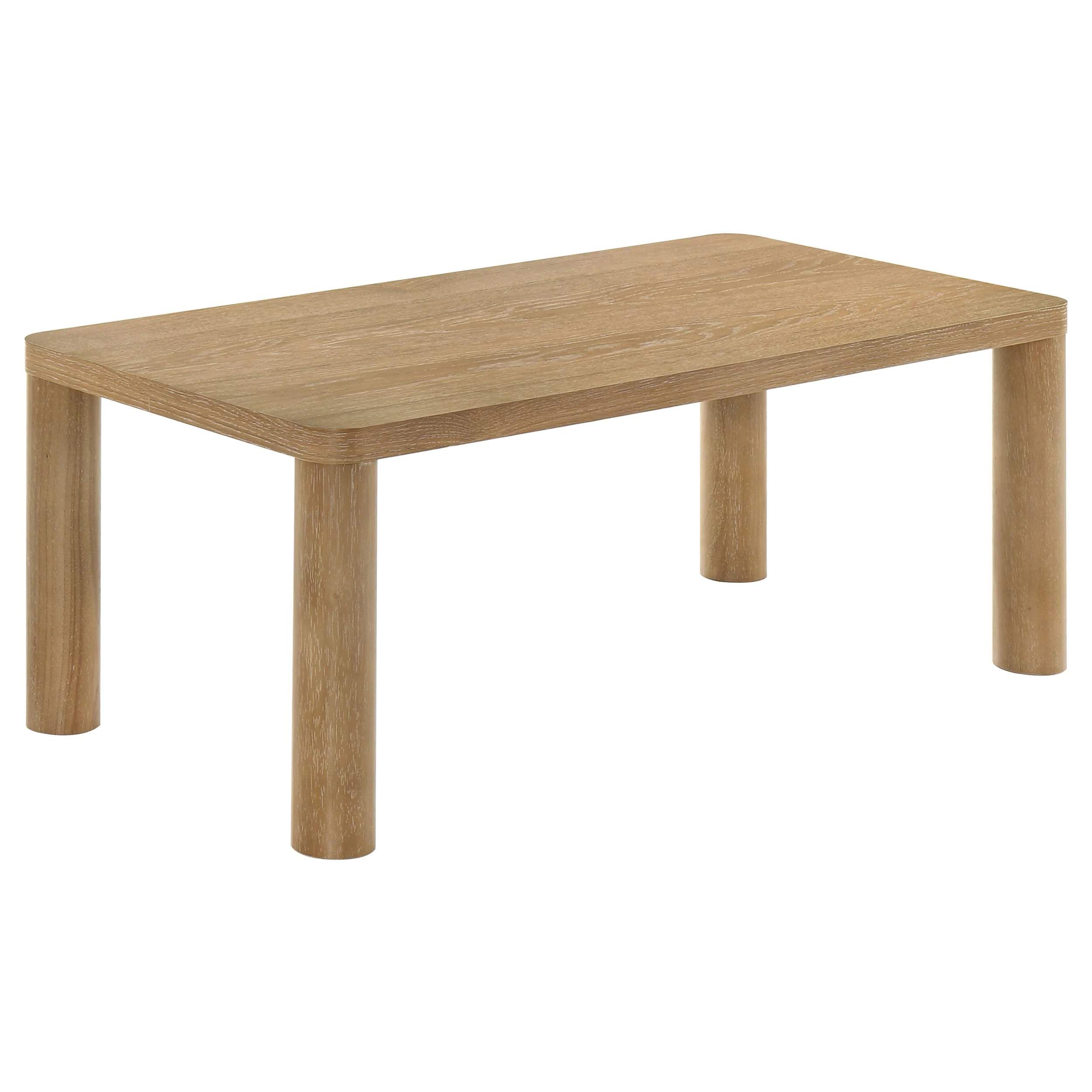 Castlewood Washed Oak 2-piece Cocktail Coffee Table Set - Image 5