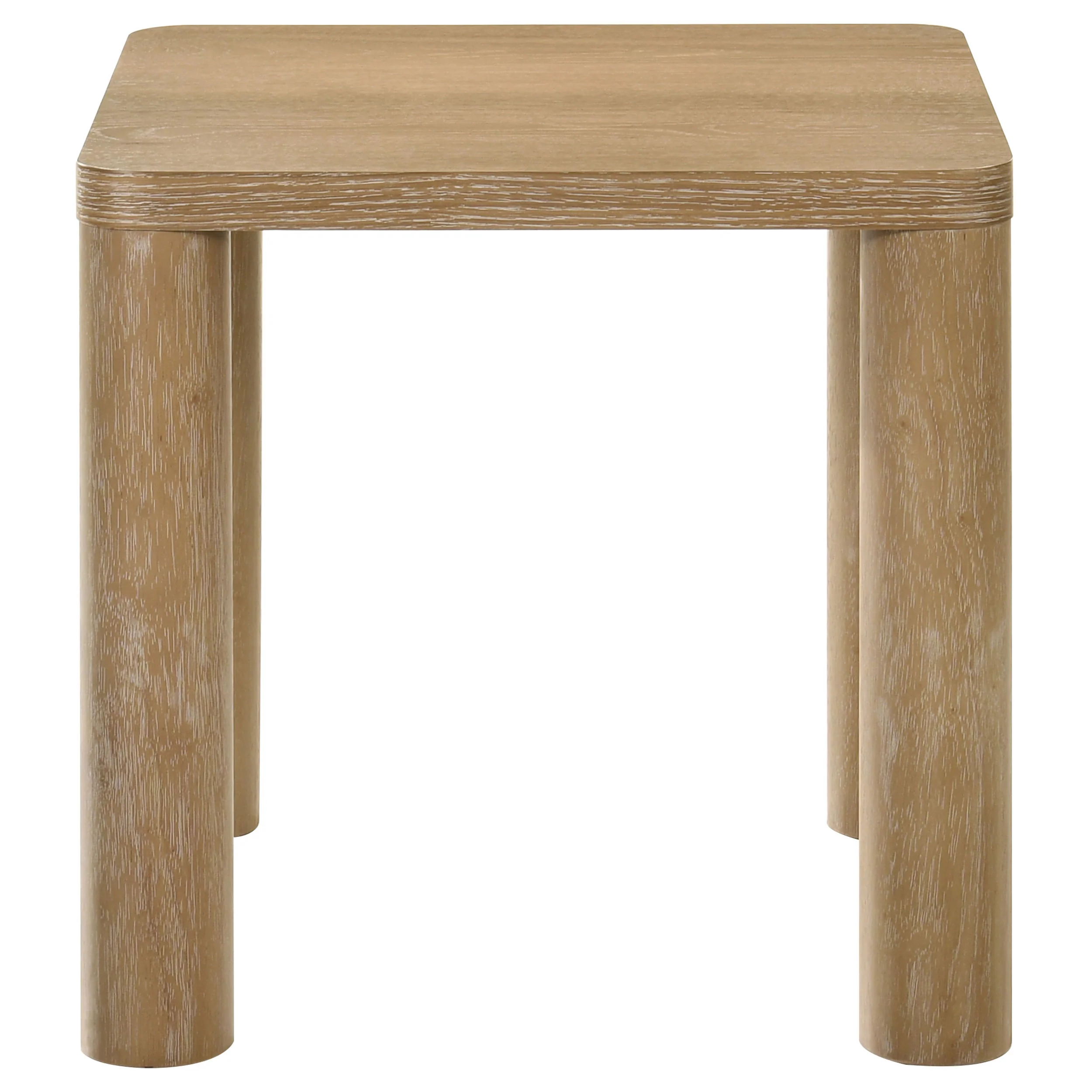 Castlewood Washed Oak 3-piece Cocktail Coffee Table Set - Image 4