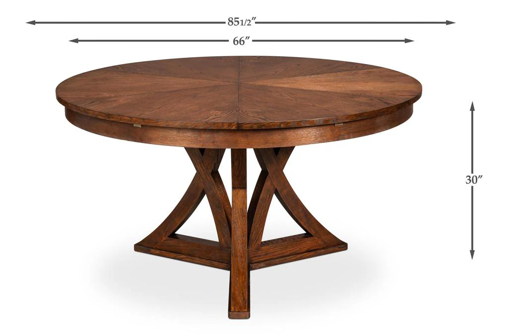 Casual Jupe Brown Dining Table - Image 12