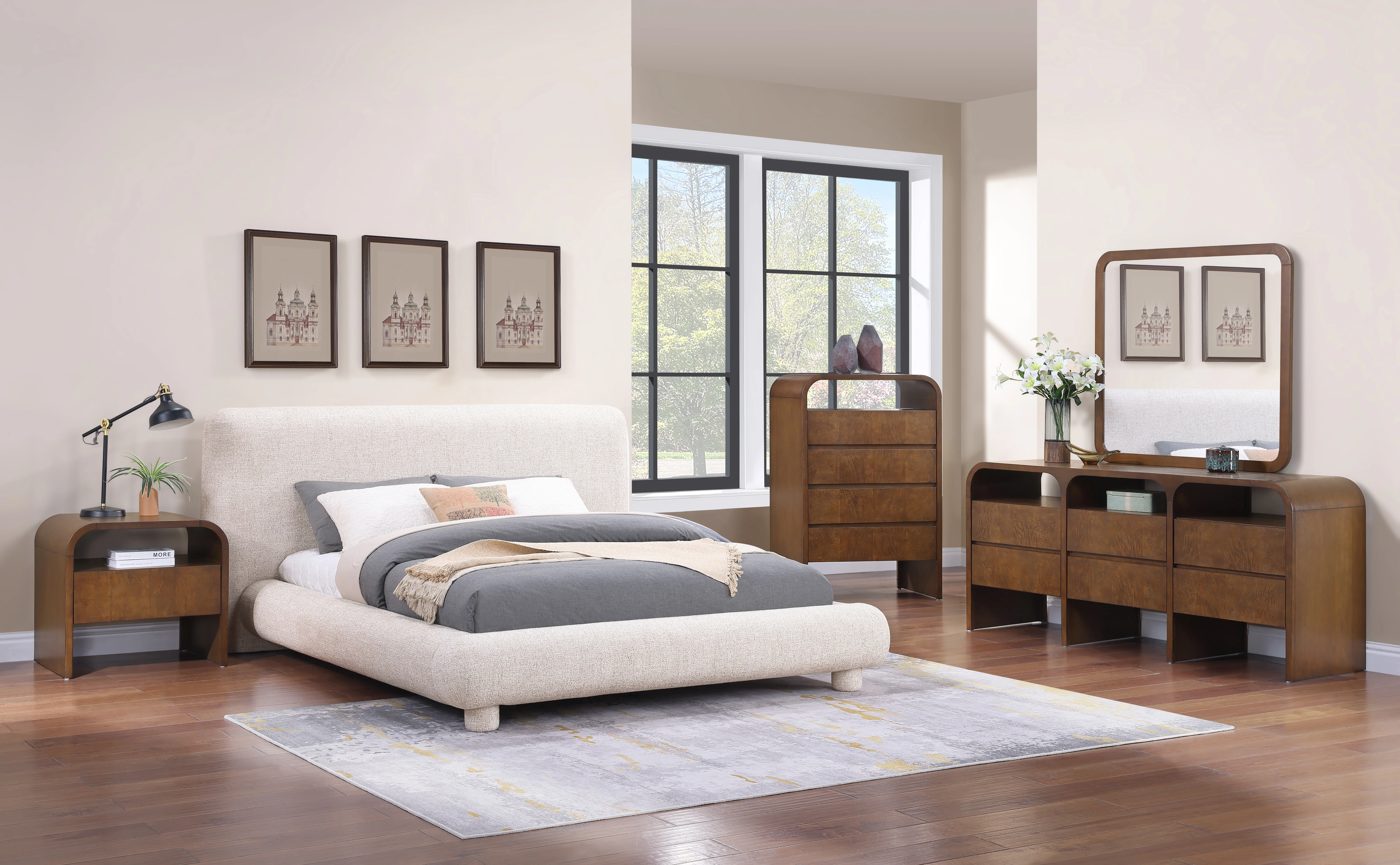 Catalina Brown Wood And Veneer Dresser - Image 11