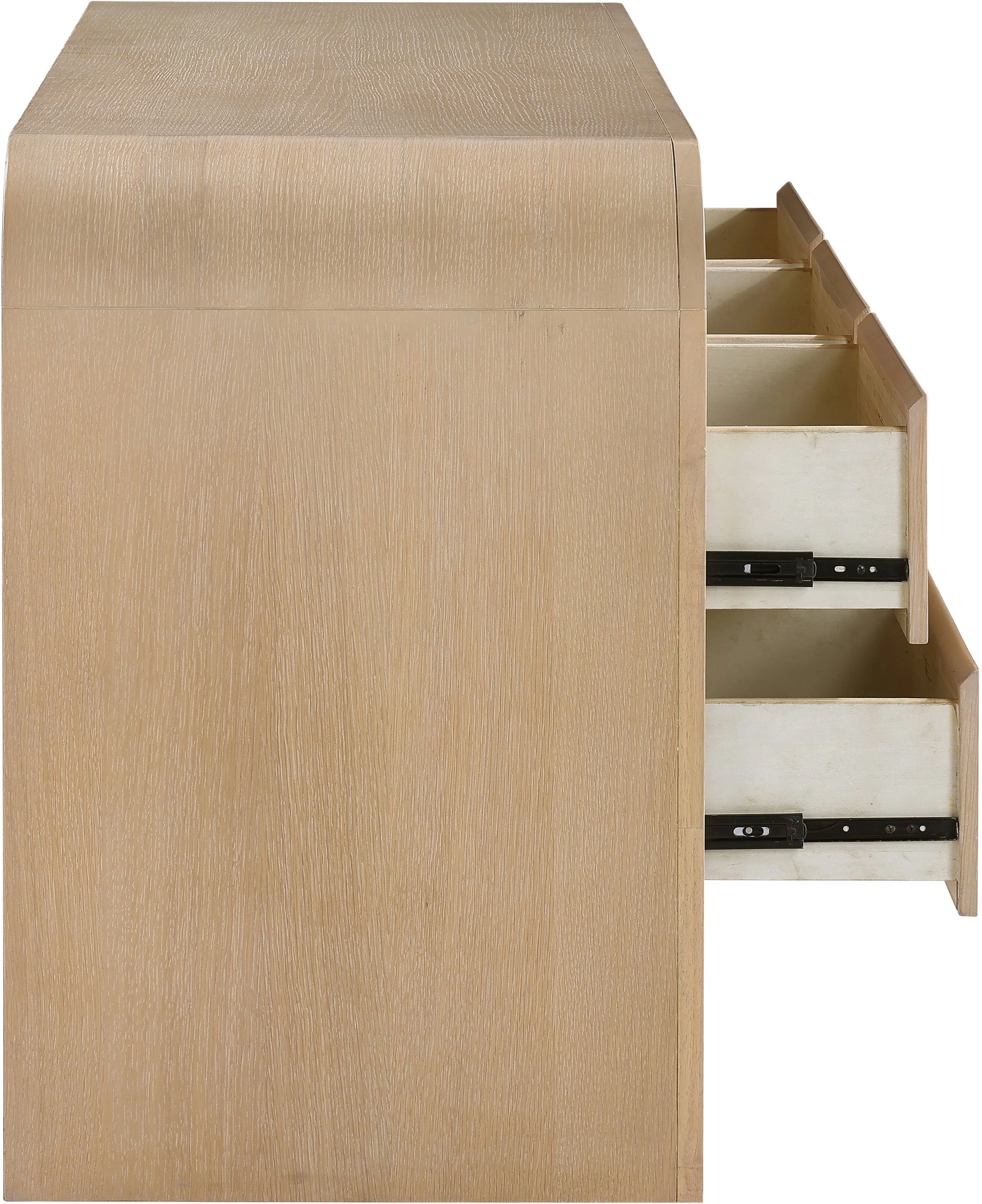 Catalina Natural Wood And Veneer Dresser - Image 6