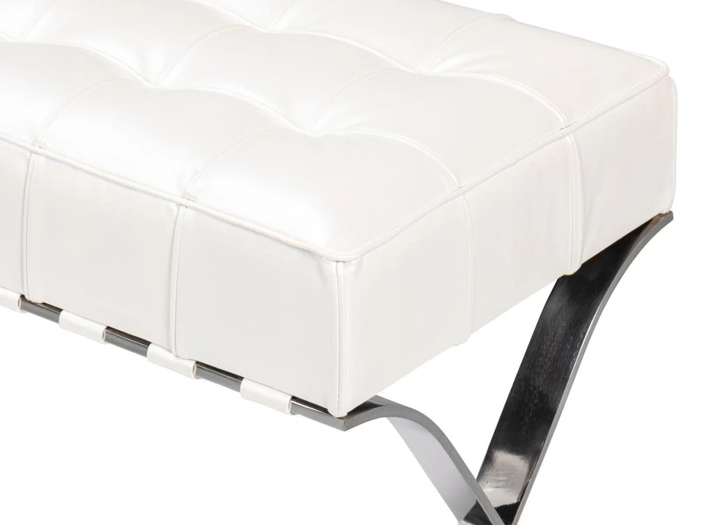 Catalunya White Long Bench - Image 4