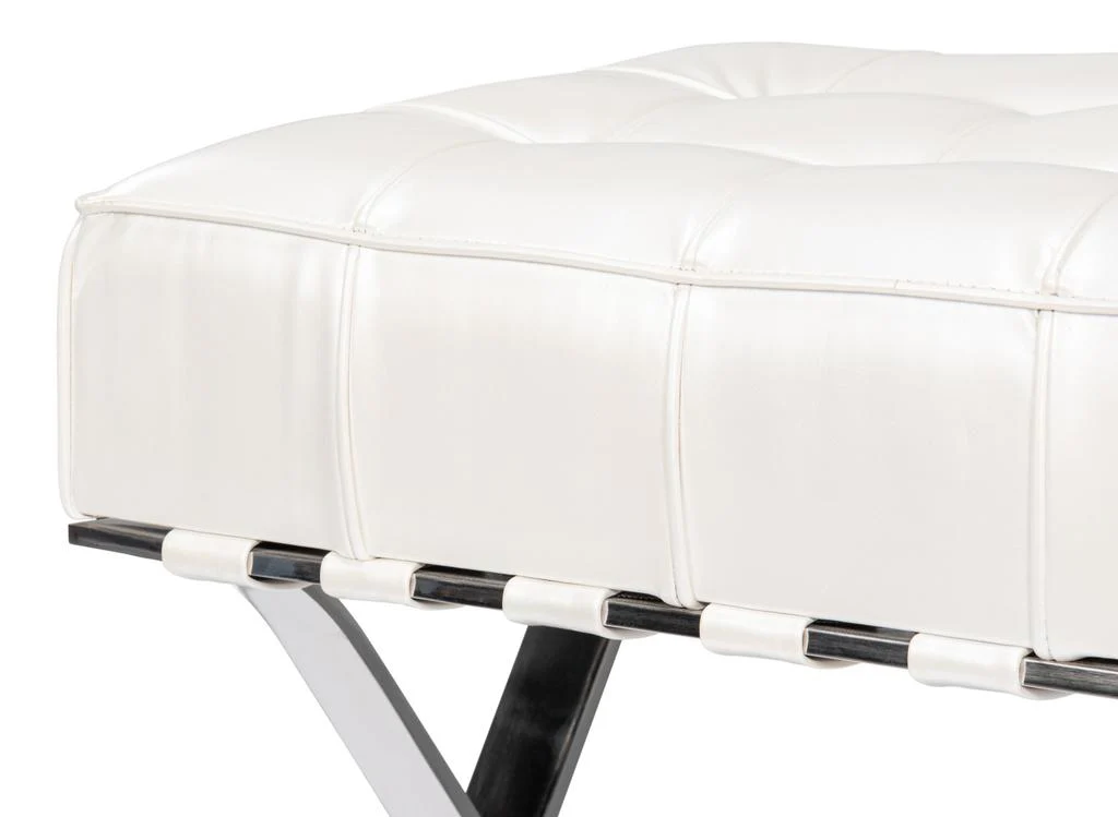 Catalunya White Long Bench - Image 8