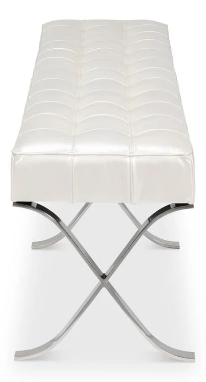 Catalunya White Long Bench - Image 9