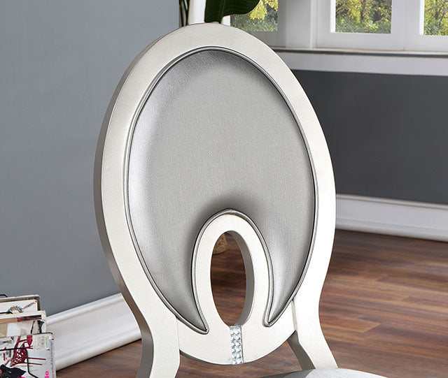Cathalina Silver Side Chair (Set of 2) - Image 4