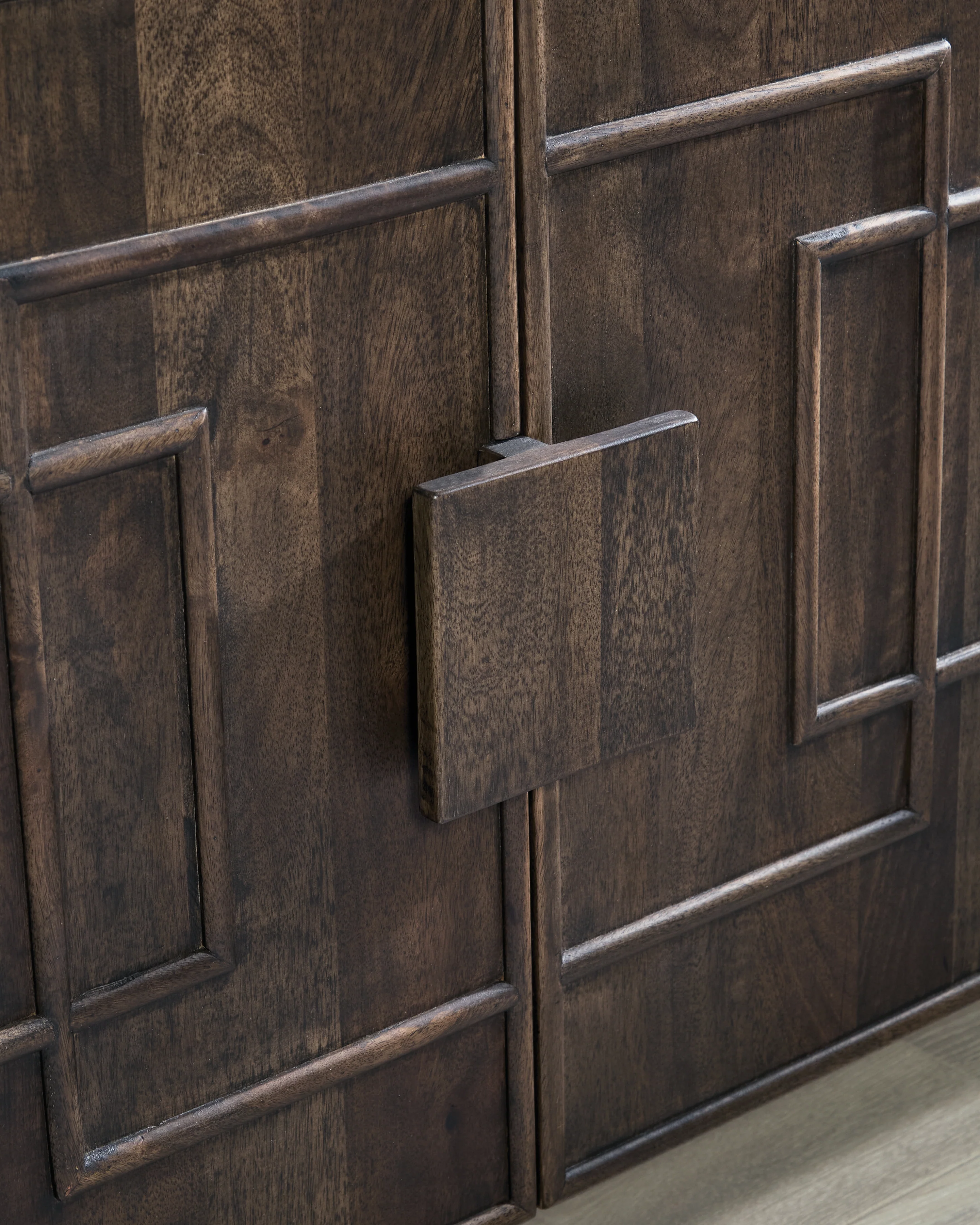 Cato Dark Brown Accent Cabinet - Image 8