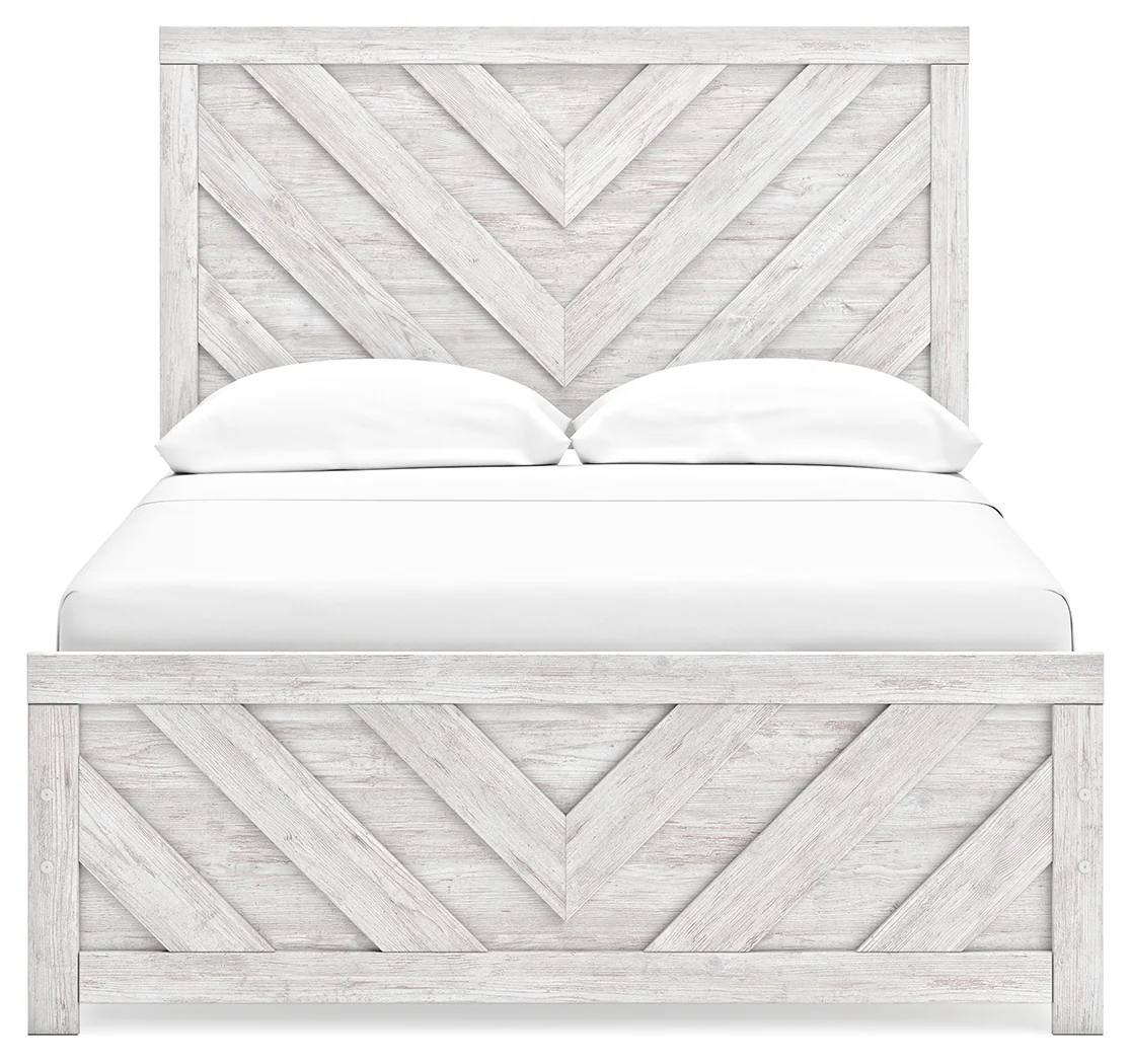 Cayboni Whitewash Full Panel Bed, Dresser and Nightstand (Online Special Price) - Image 11